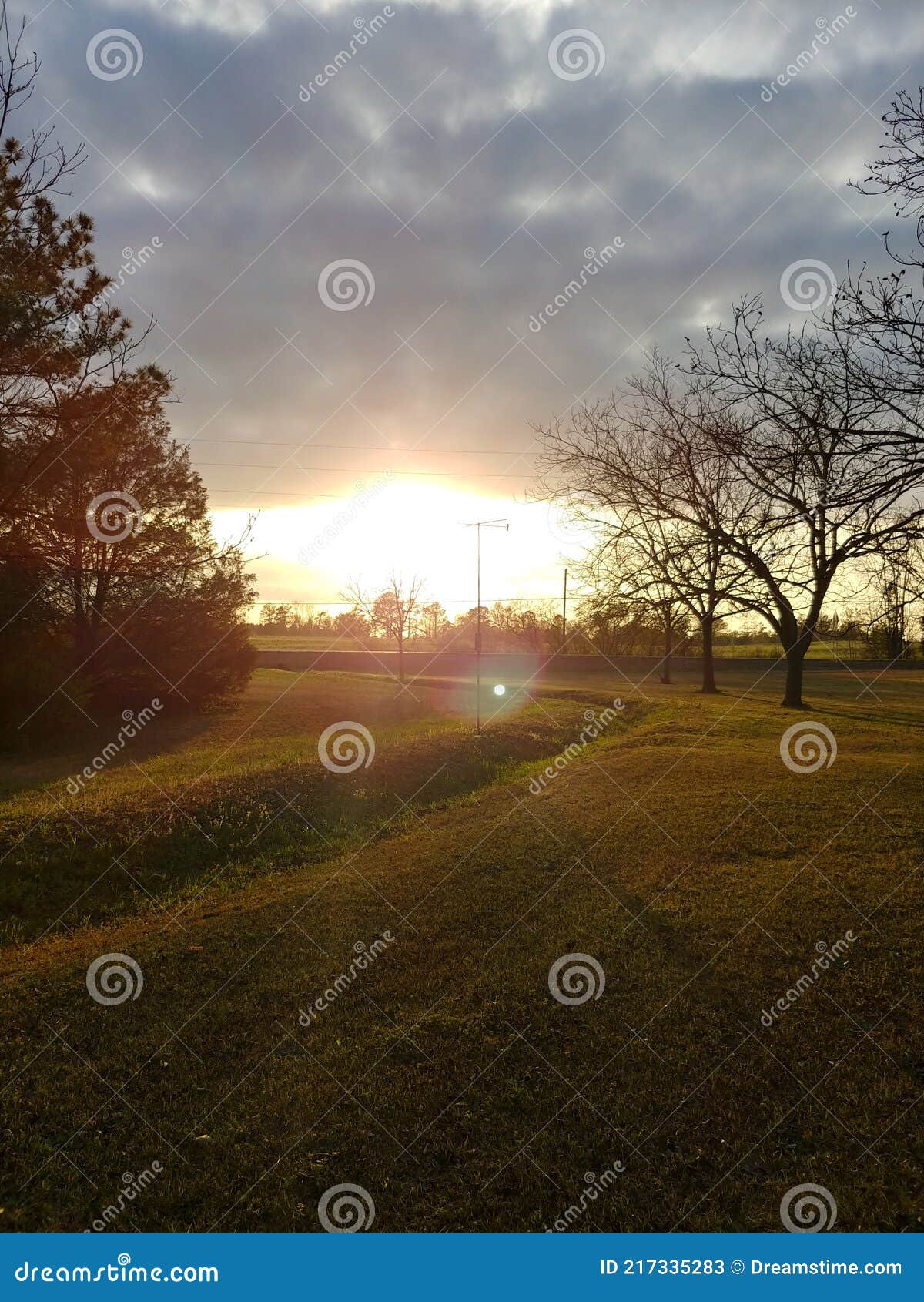Beautiful Sunset in Afternoon Stock Image Image of afternoon