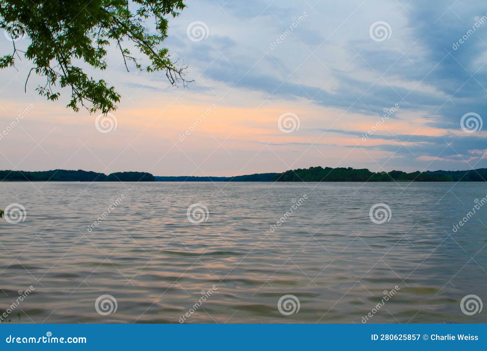 Percy Priest Lake Nashville TN Stock Image Image of morning, ocean