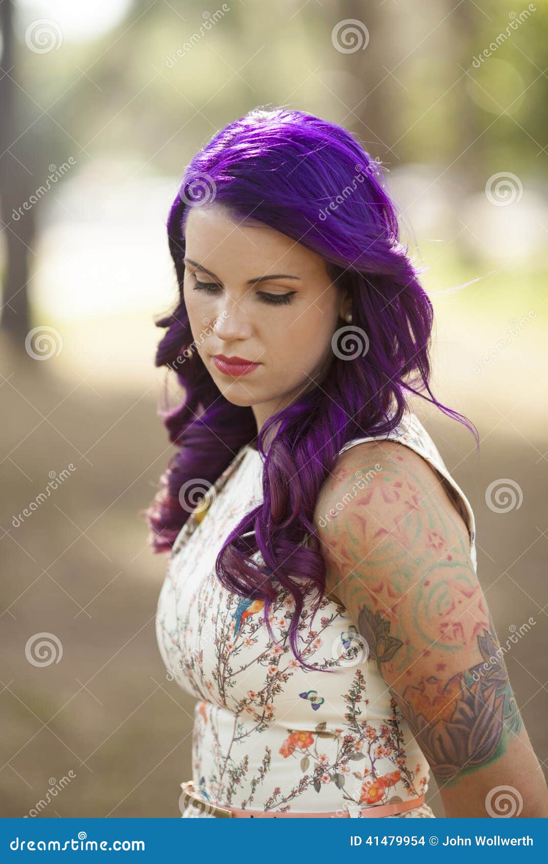 Beautiful tattooed woman stock photo. Image of pinup - 41479954