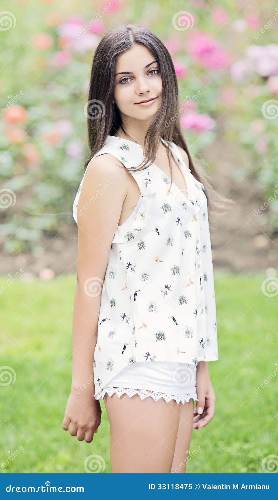 Beautiful Teen Girl Outdoor Stock Image Image Of Outdoor
