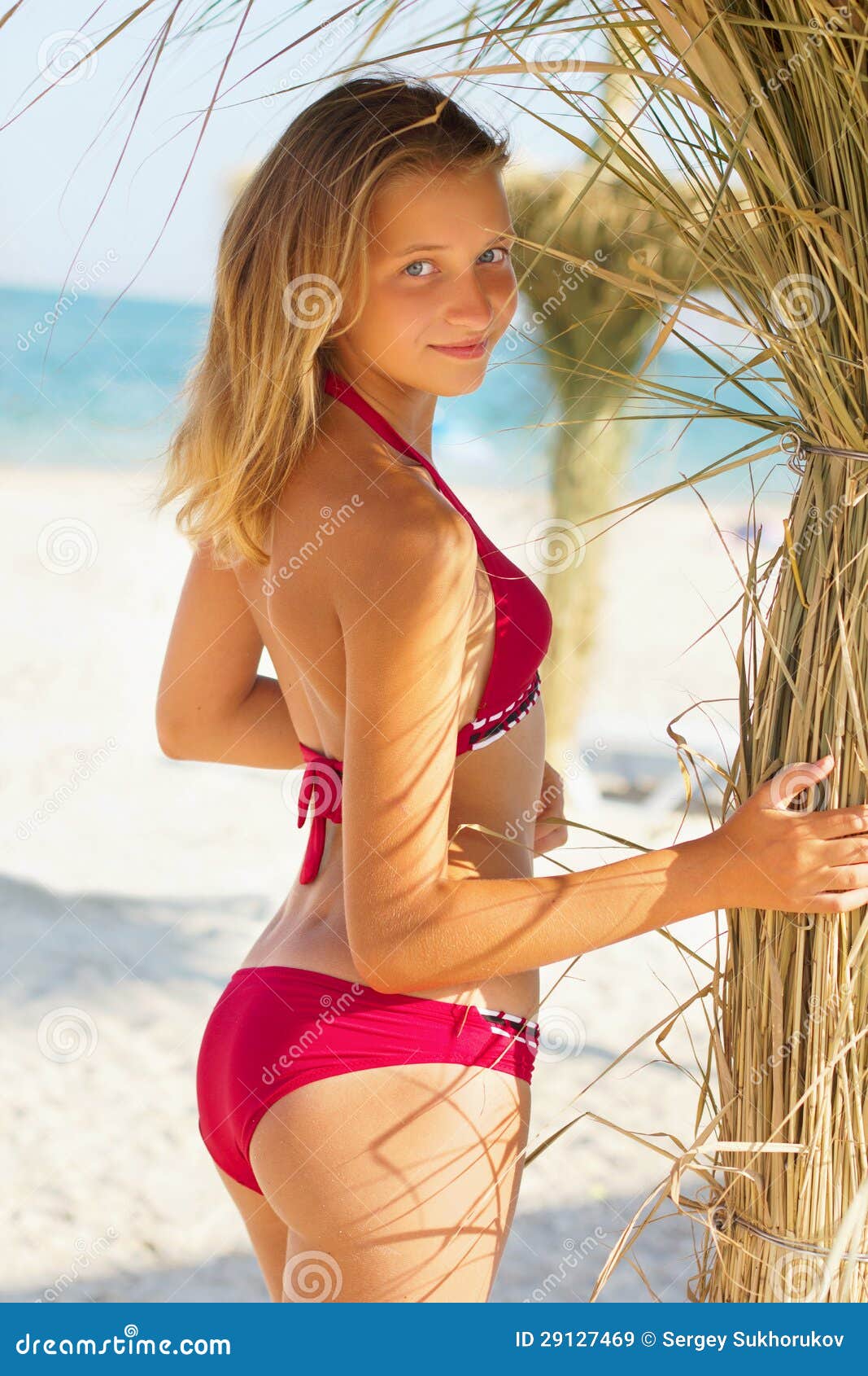 Teen Girl In A Bikini Stock Photo, Picture and Royalty Free Image. Image  22070902.