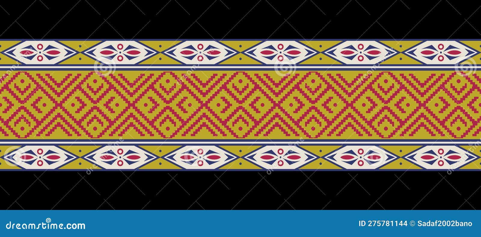 Beautiful geometric ethnic art pattern traditional. Design for