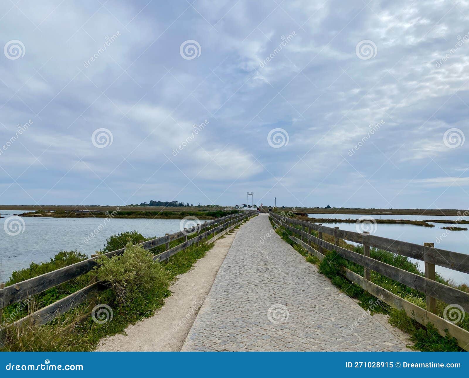 trail to praia do barril beach in the ria formosa natural park in luz de tavira