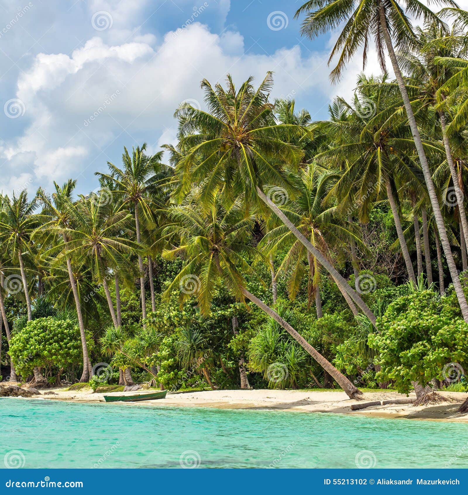 Beautiful Tropical Beach on Karimunjawa Island, Indonesia Stock Photo ...