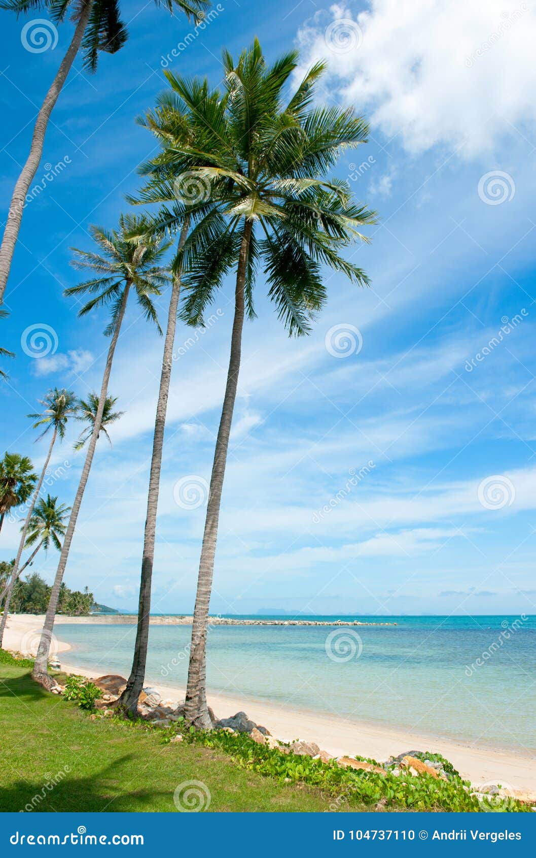 Tropical Beach - Vacation Background Stock Photo - Image of lagoon ...