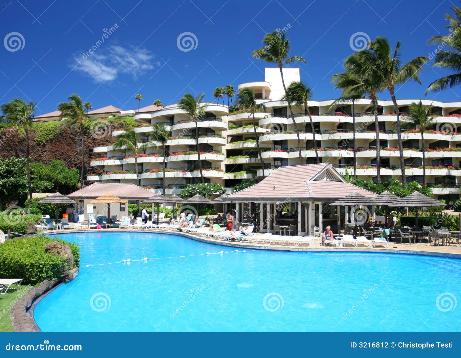 Beautiful tropical resort stock photo. Image of atoll 3216812