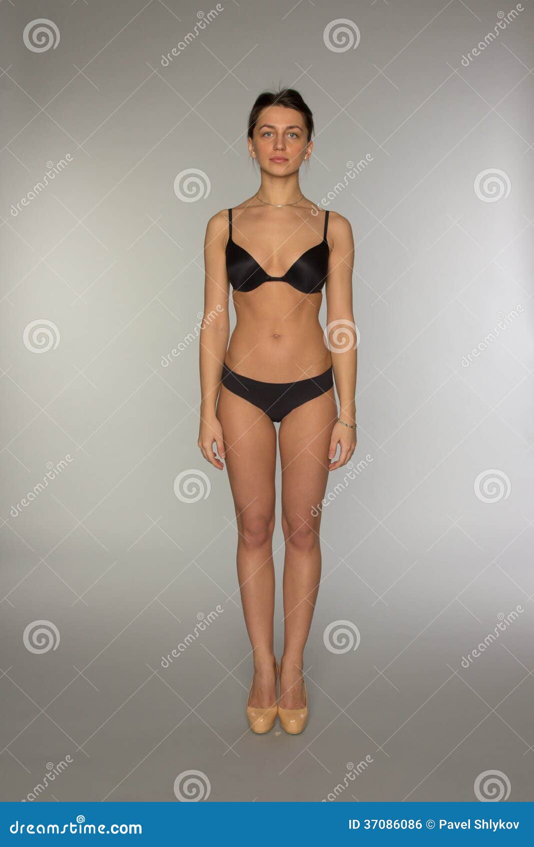 Beautiful Underwear Model Posing Stock Photo - Image of attractive, model:  37086086