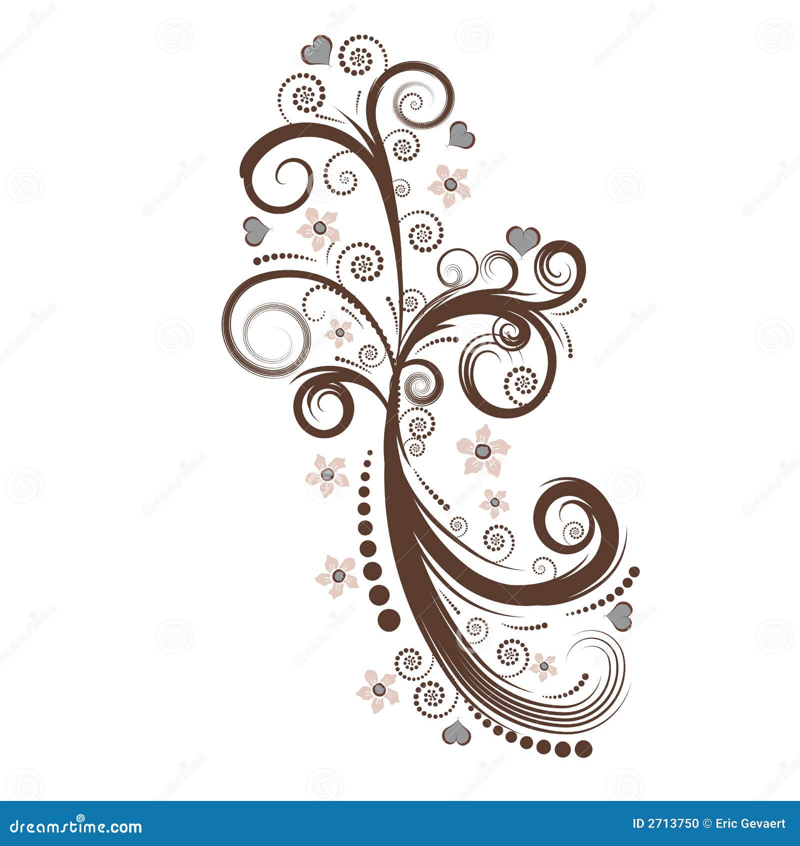 Download Beautiful Vector Flower Design Stock Photo - Image: 2713750