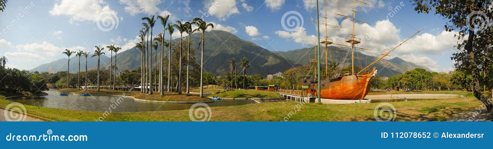 beautiful view of avila mountain from the east park caracas venezuela