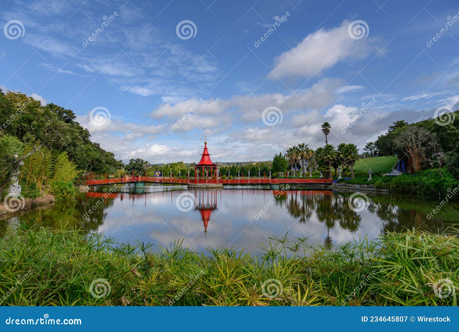 beautiful view of the bacalhoa buddha eden, bombarral, portugal