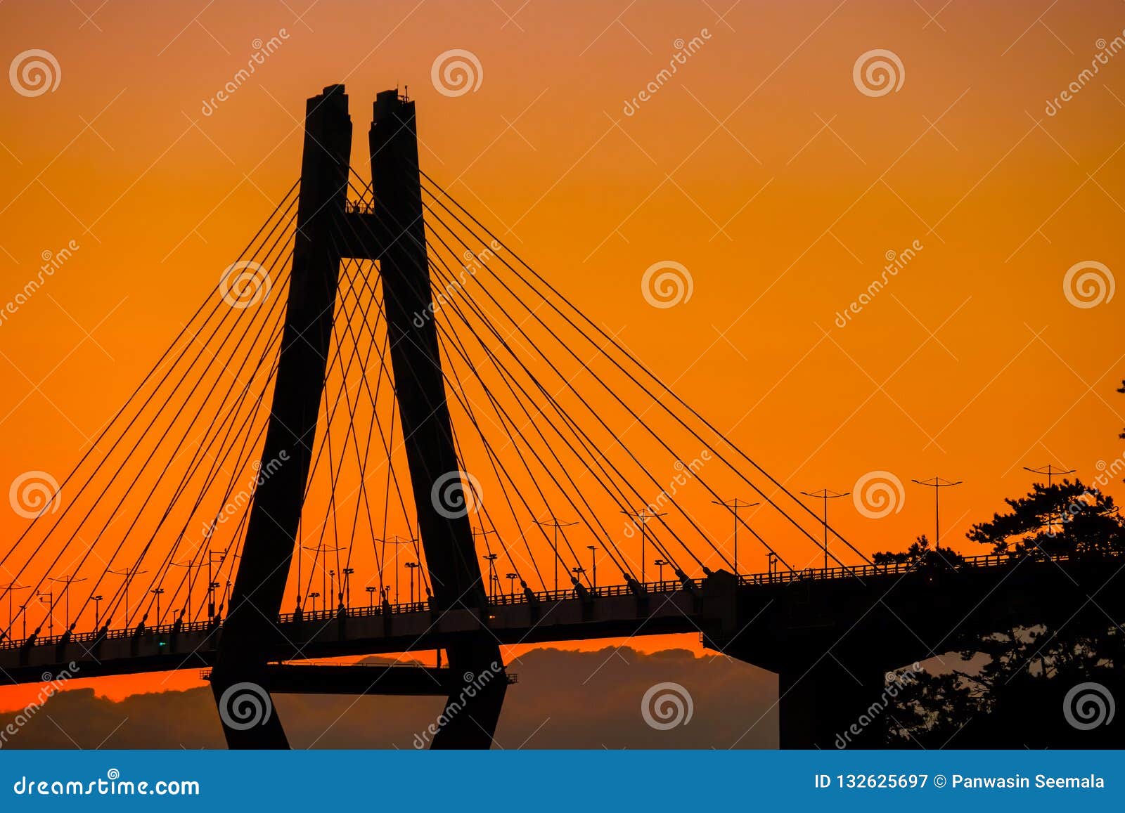 beautiful view of busan - geoje fixed link geoga bridge, south