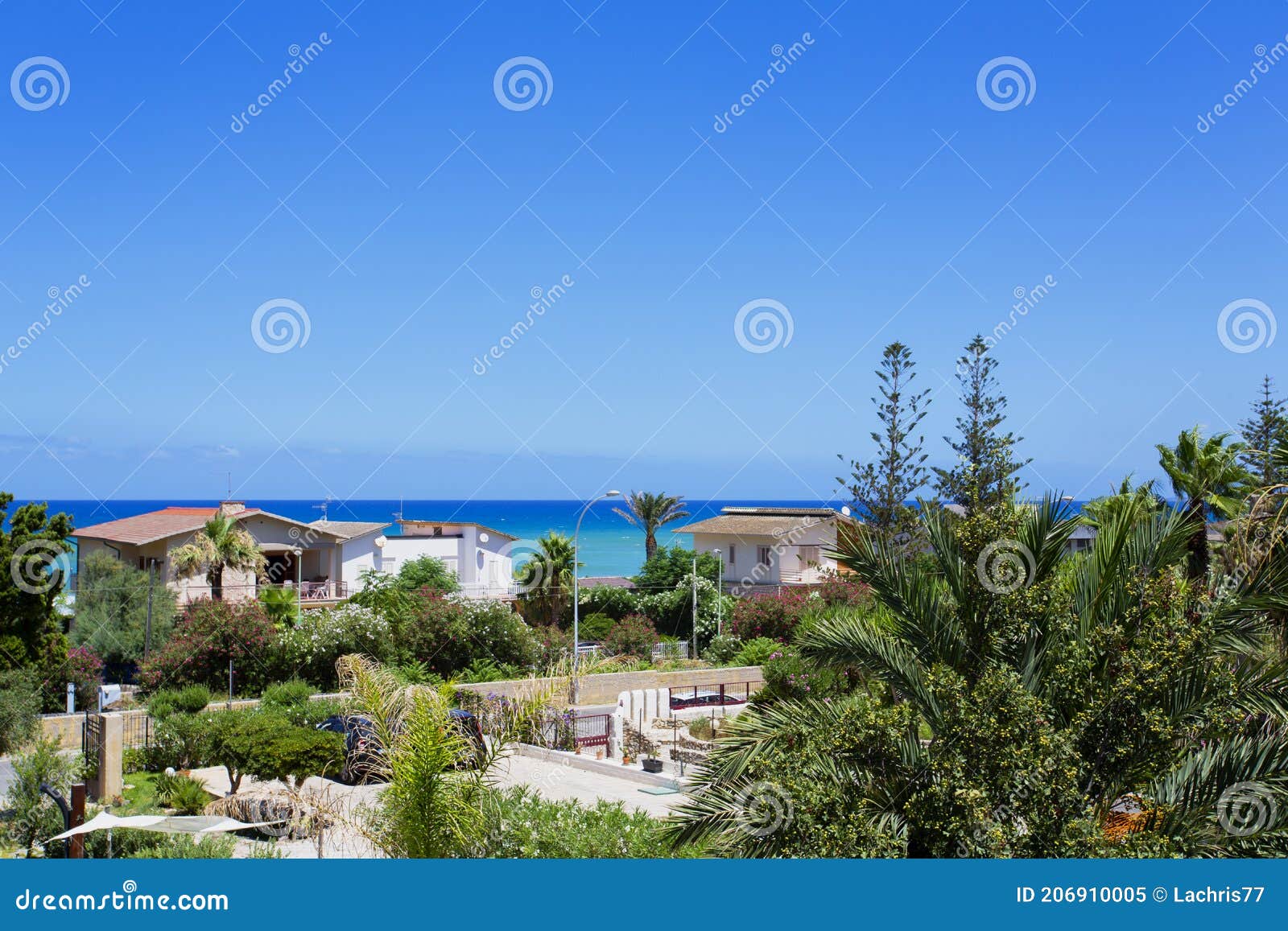 Beautiful View of the Coast of Castellammare Del Golfo Stock Image ...