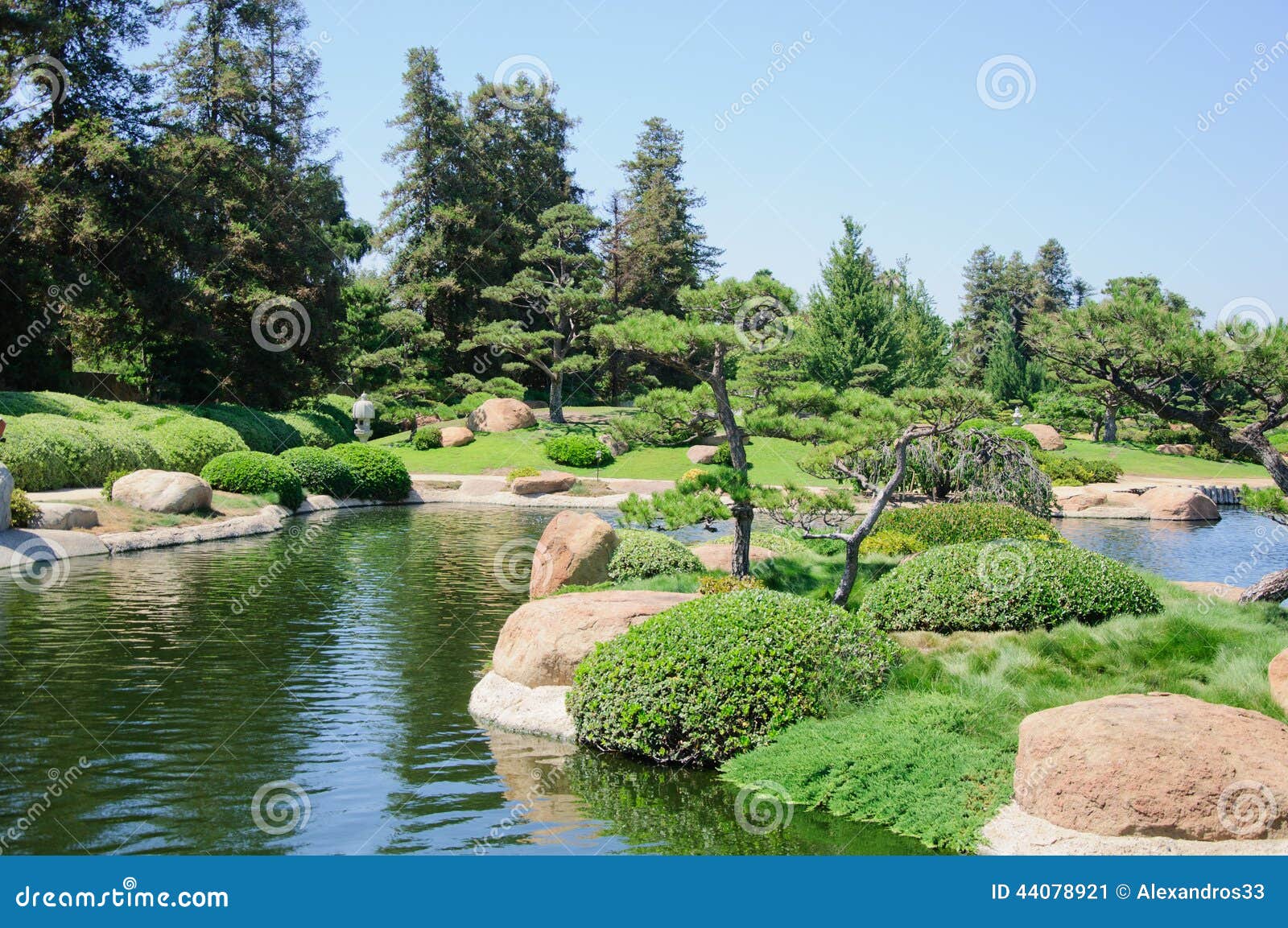 Beautiful View Of Japanese Garden Stock Image Image Of Gardens