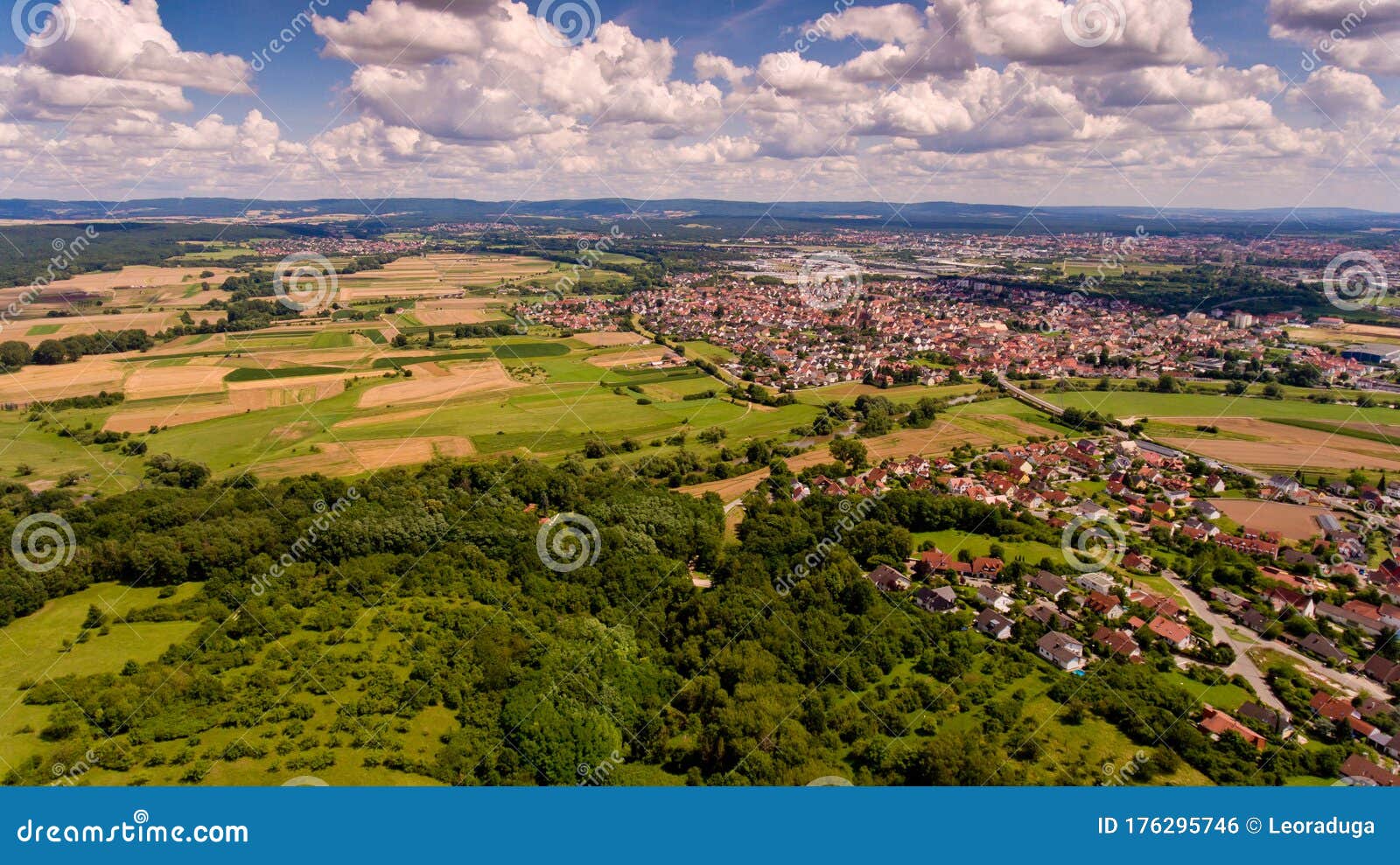 beautiful view of the memmelsdorf.