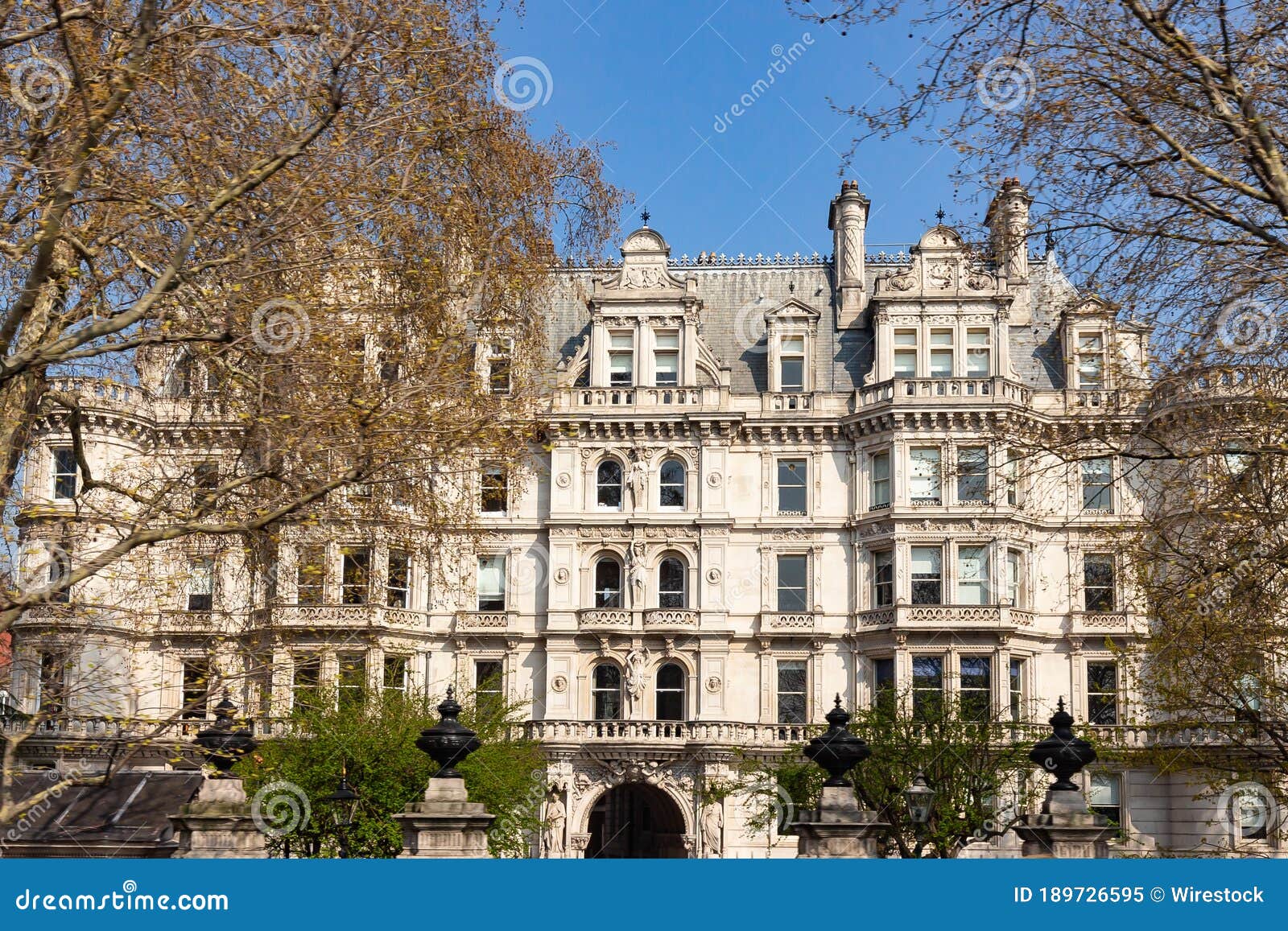 Beautiful View of Middle Temple Gardens in London, UK Stock Image
