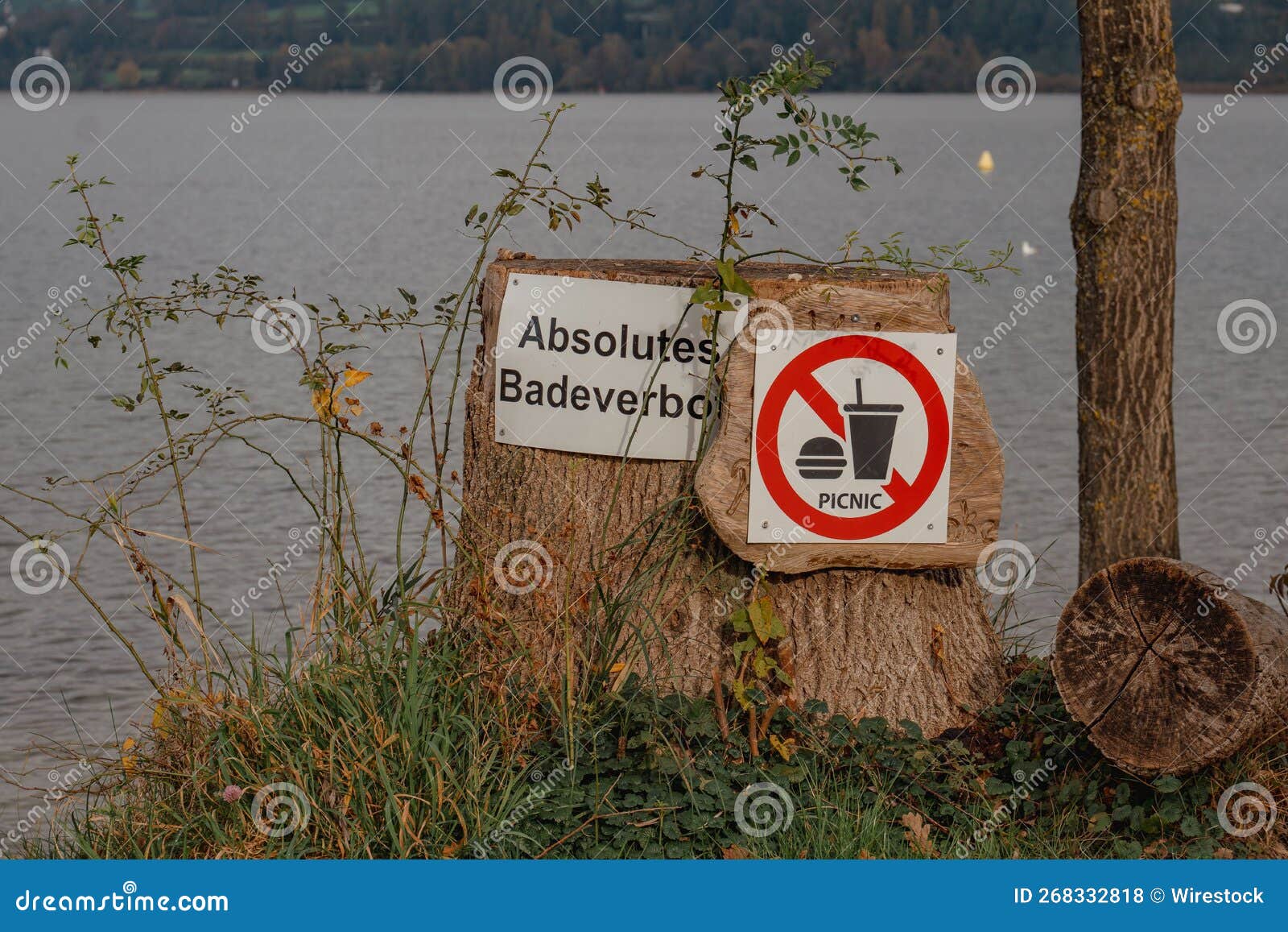 beautiful view of a prohibition sign not to eat and drink in the sequent area