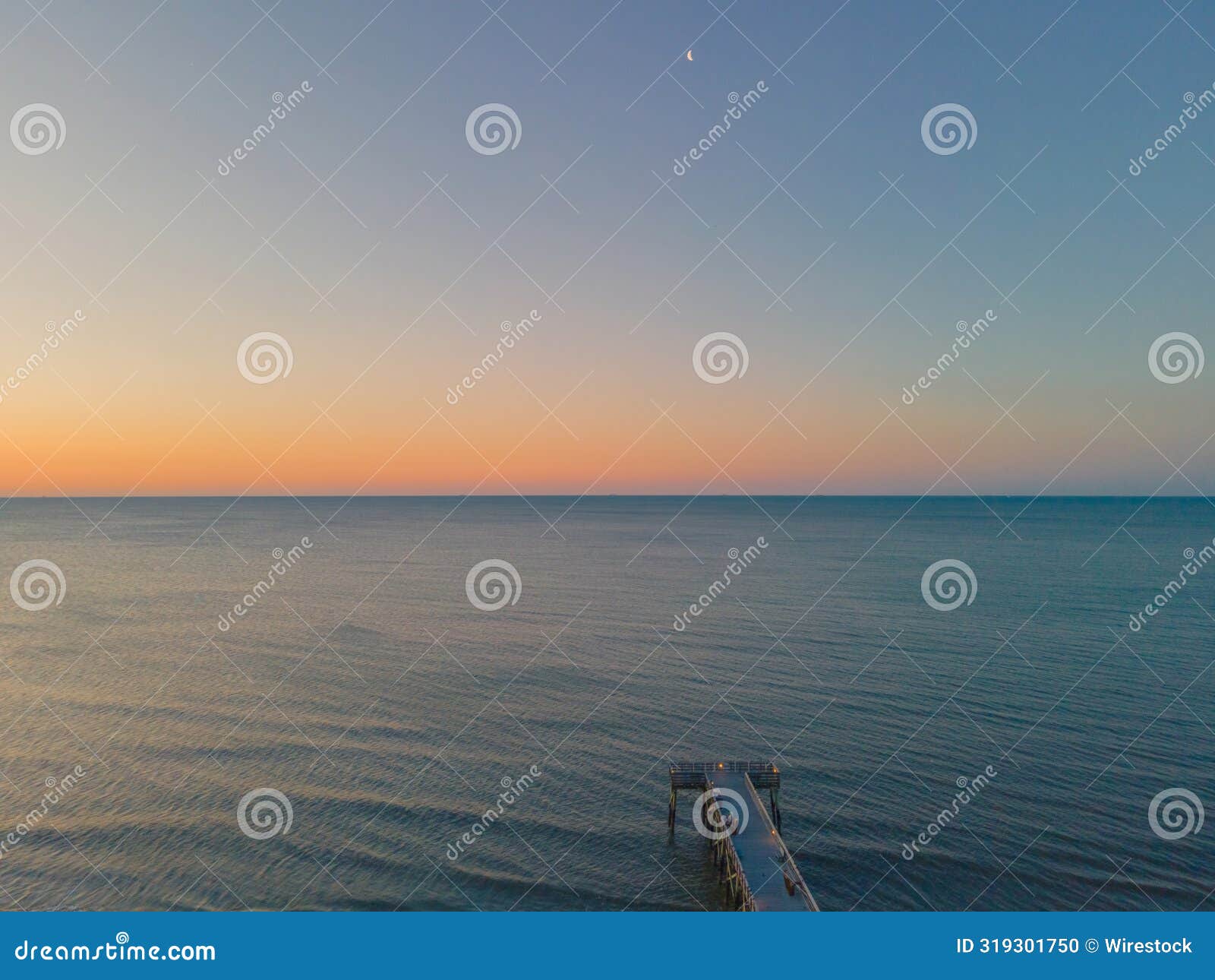 beautiful view of a sunrise over isle of palms beach in charleston