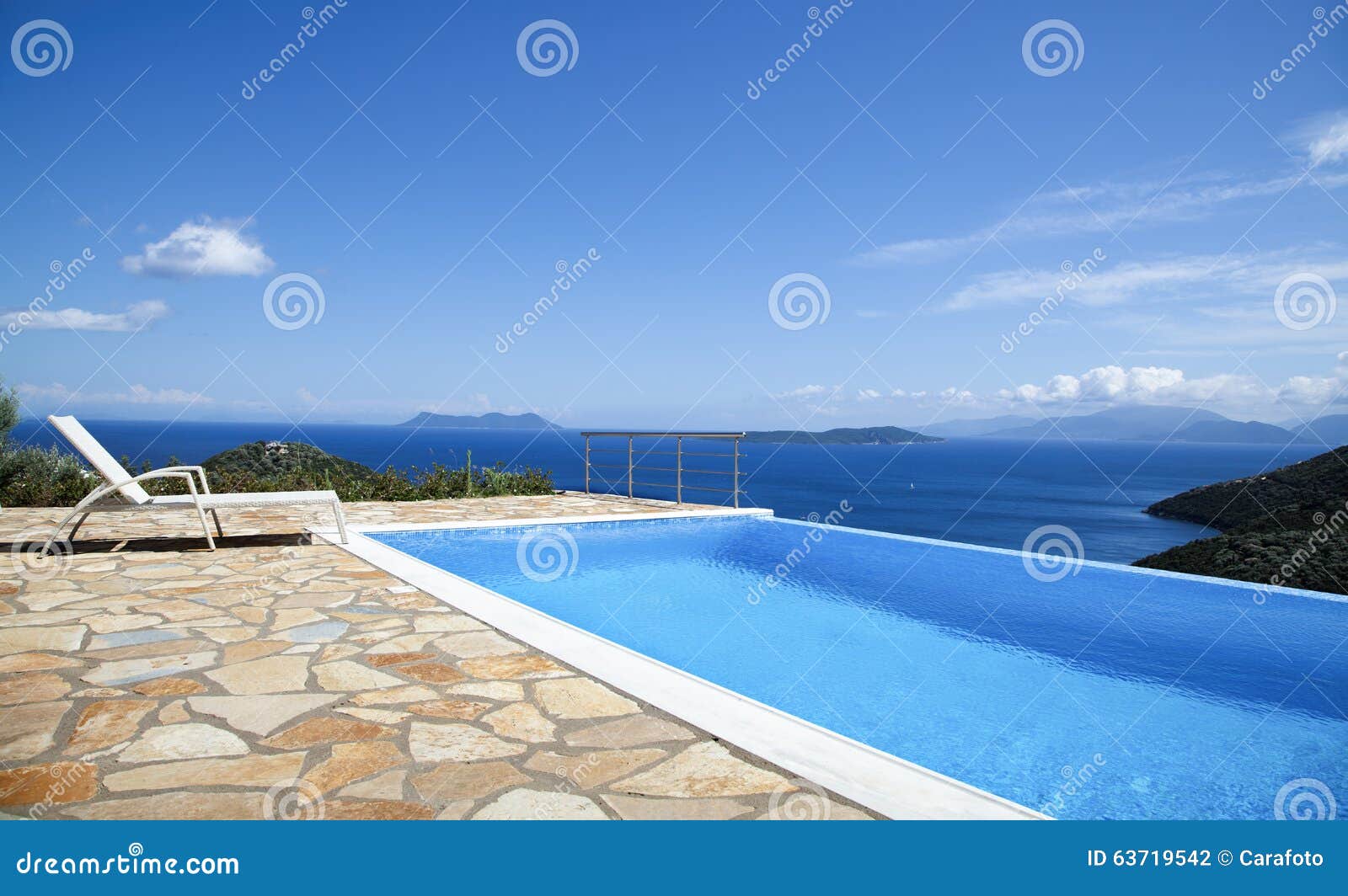 beautiful views of the infinity pool by the sea