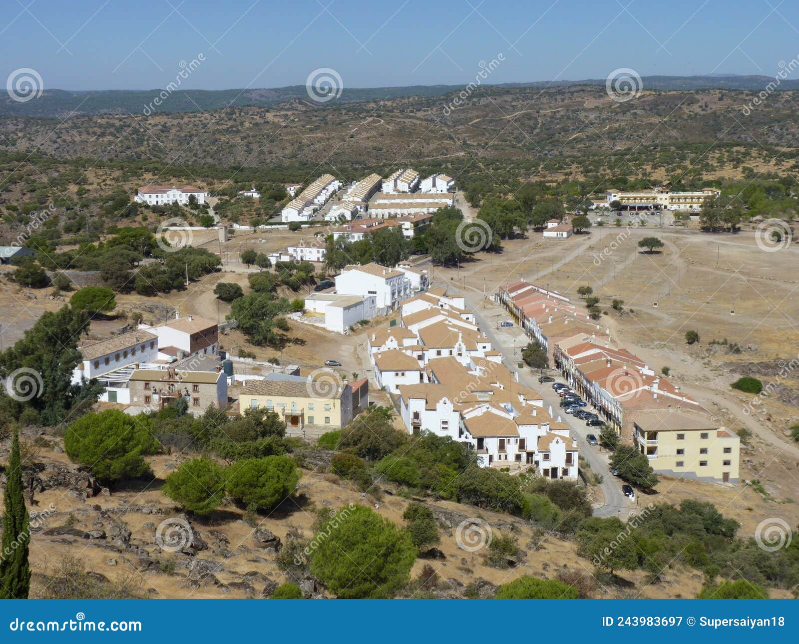beautiful views of the sanctuary of the virgen de la cabeza in andÃÂºjar, andalusia
