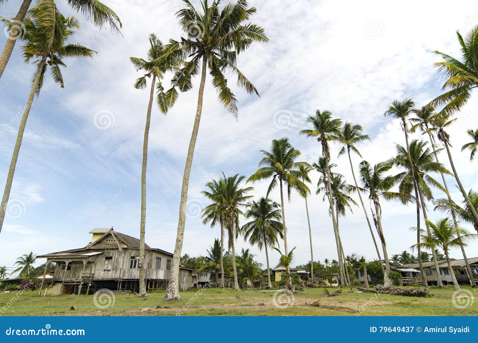 Beautiful Village Scenery Located in Terengganu, Malaysia. Stock Image ...