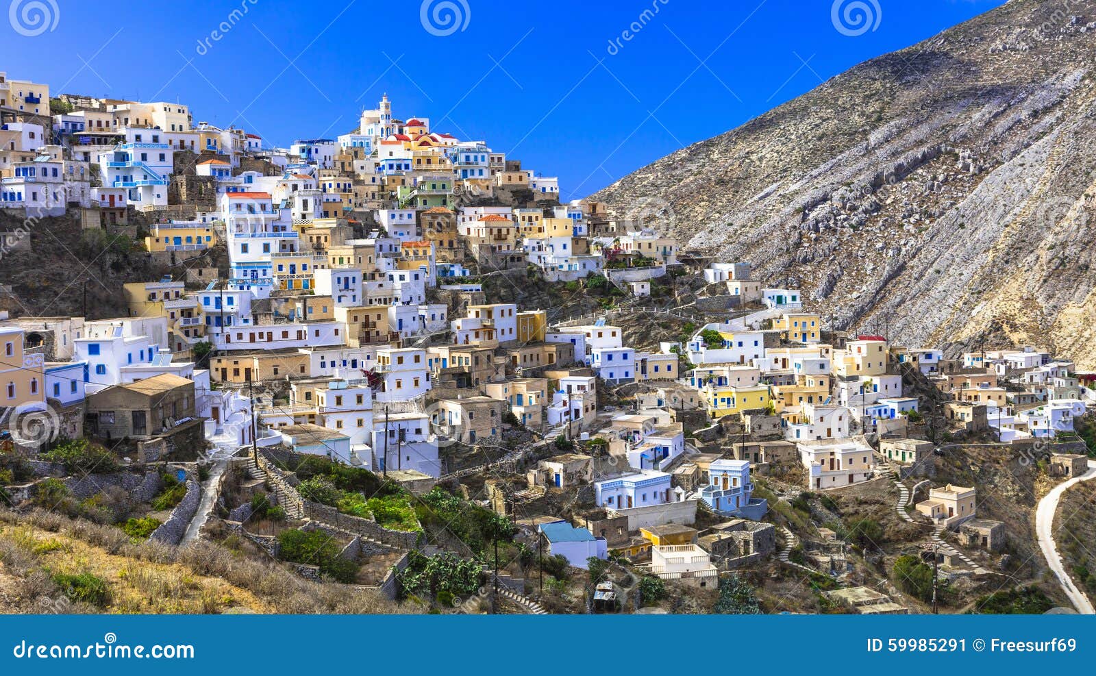 beautiful villages of greece - olimbos in karpathos