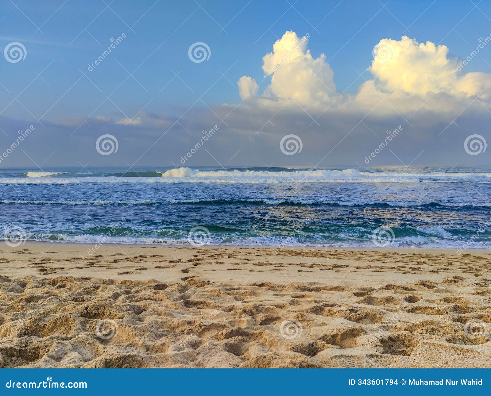 beautiful watu kodok beach in yogyakarta