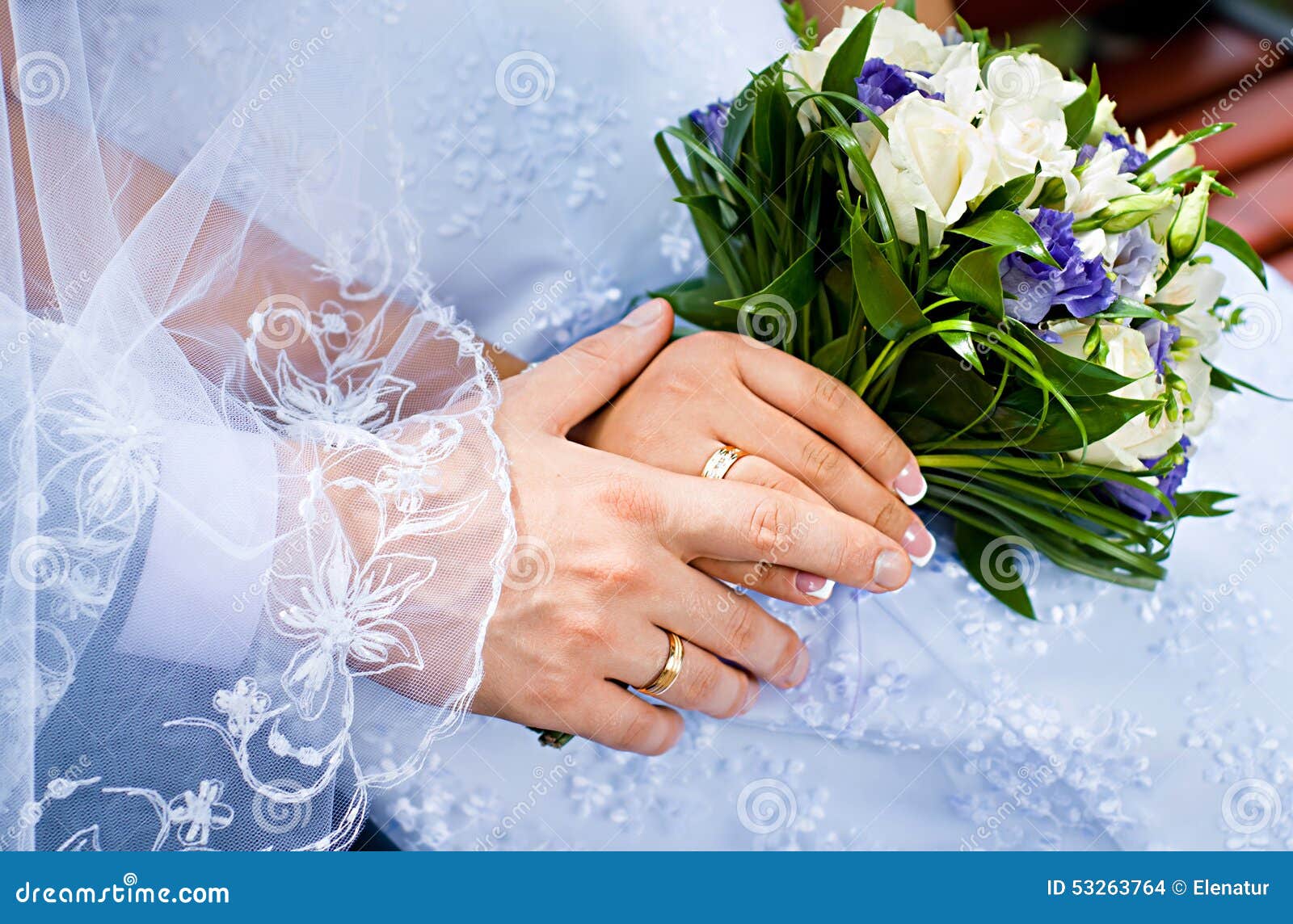 Beautiful Wedding Bouquet in Brides and Grooms Hands Stock Photo Image of bride, celebration