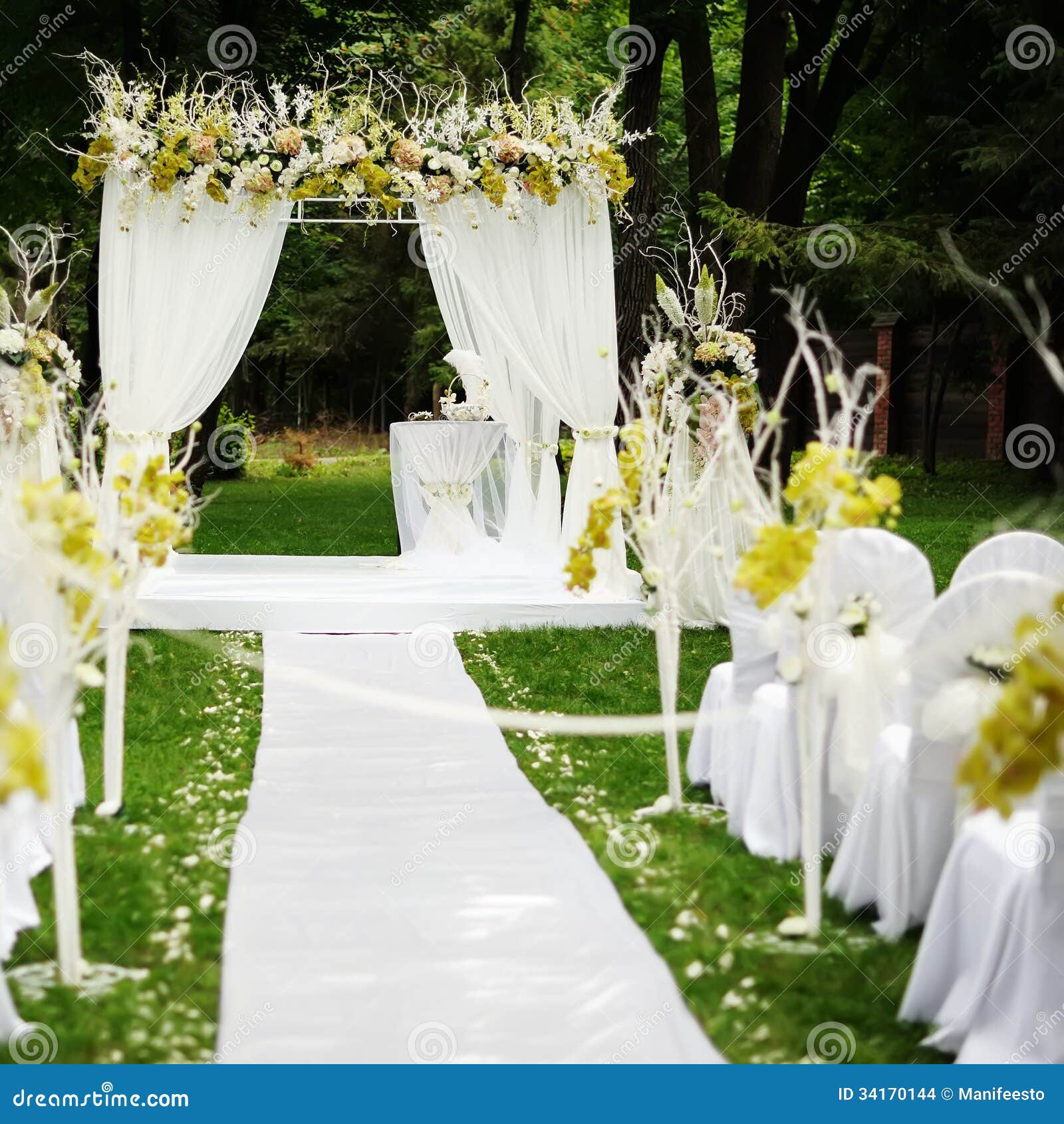 Beautiful wedding ceremony stock photo. Image of wedding 34170144