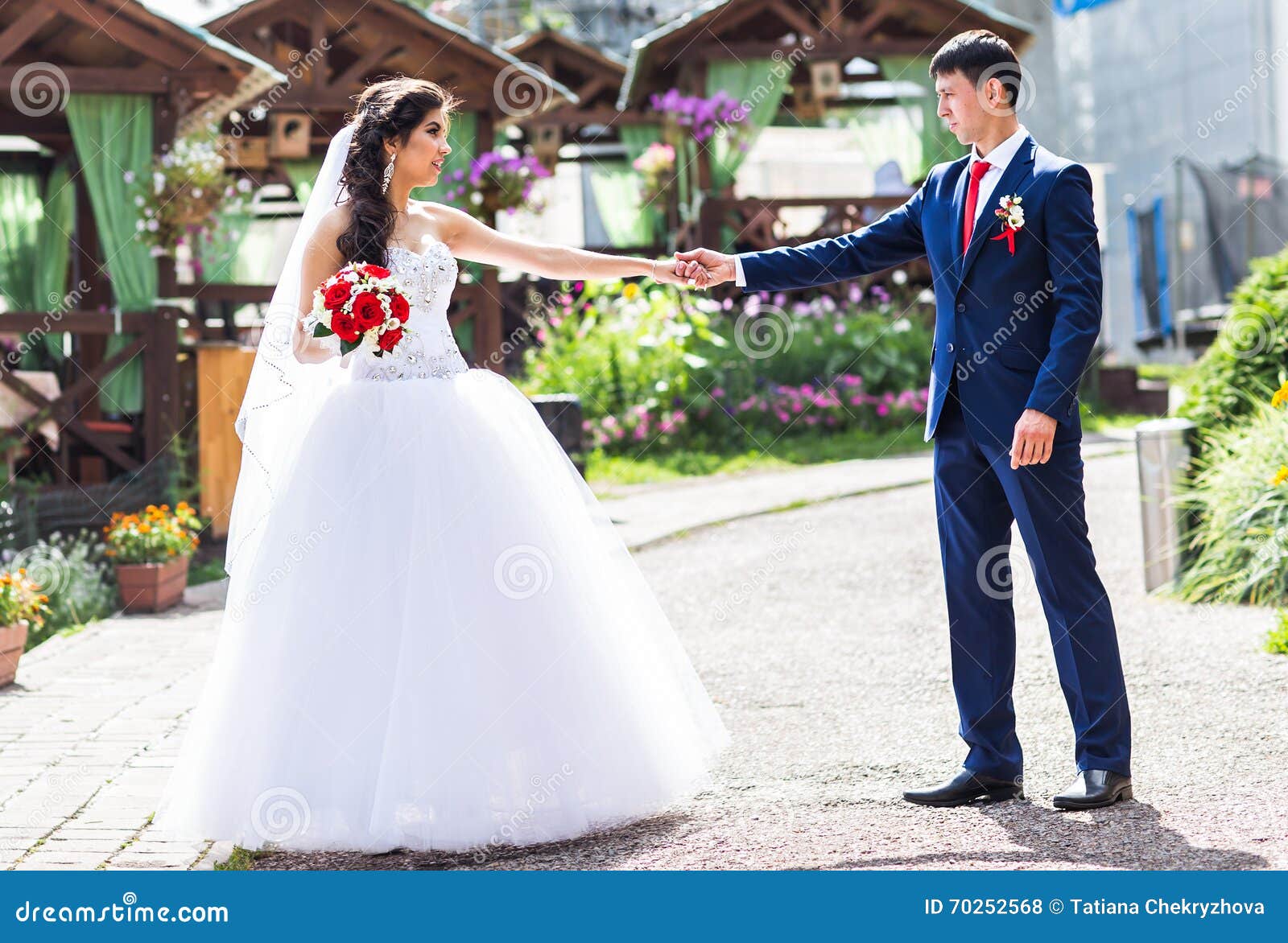 Beautiful wedding dance stock photo. Image of married 70252568