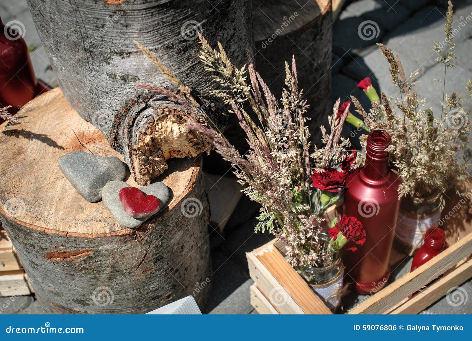 Beautiful Wedding Decor for a Photo Shoot Stock Photo - Image of frame ...