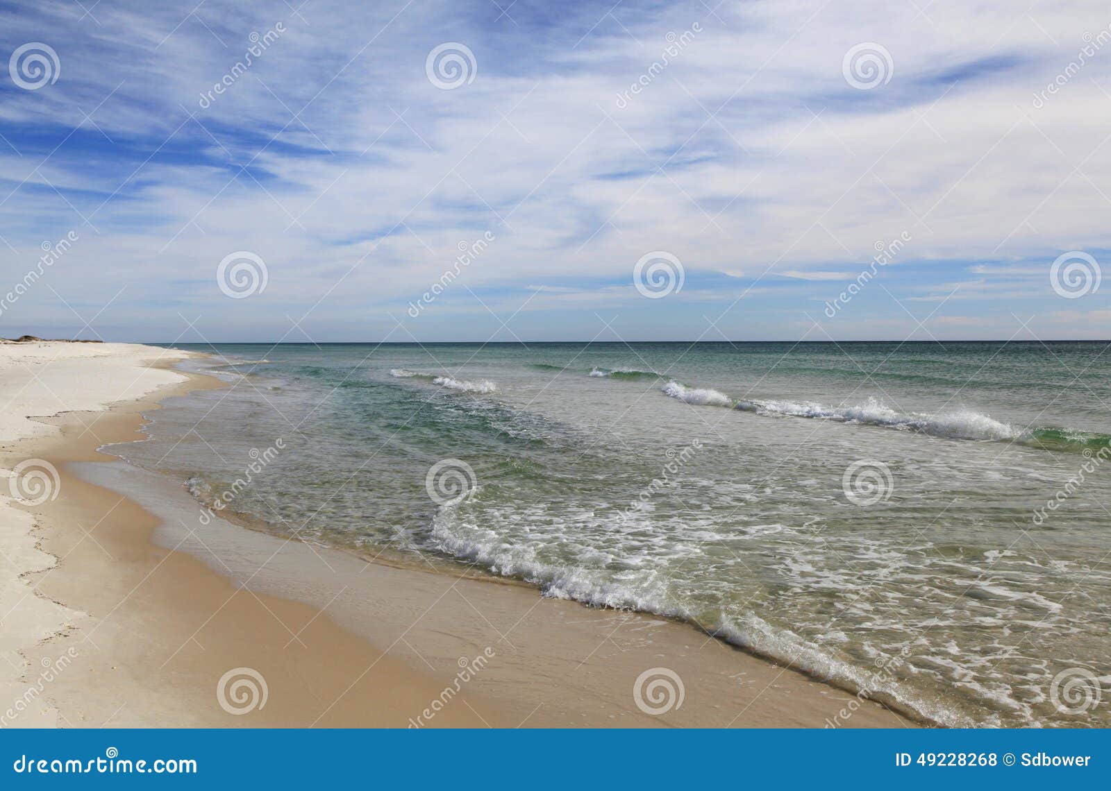 Beautiful White Sand Florida Beach Stock Photo Image of tropics, shoreline 49228268