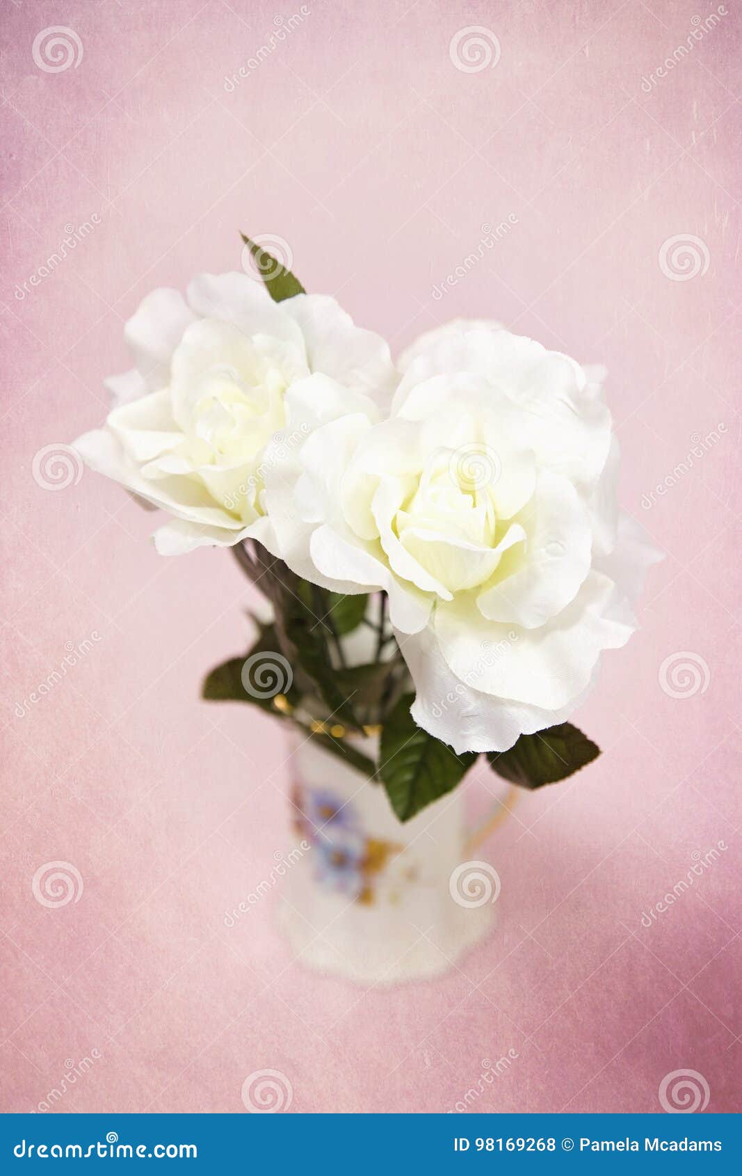 Beautiful White Silk Rose stock photo. Image of petal 98169268