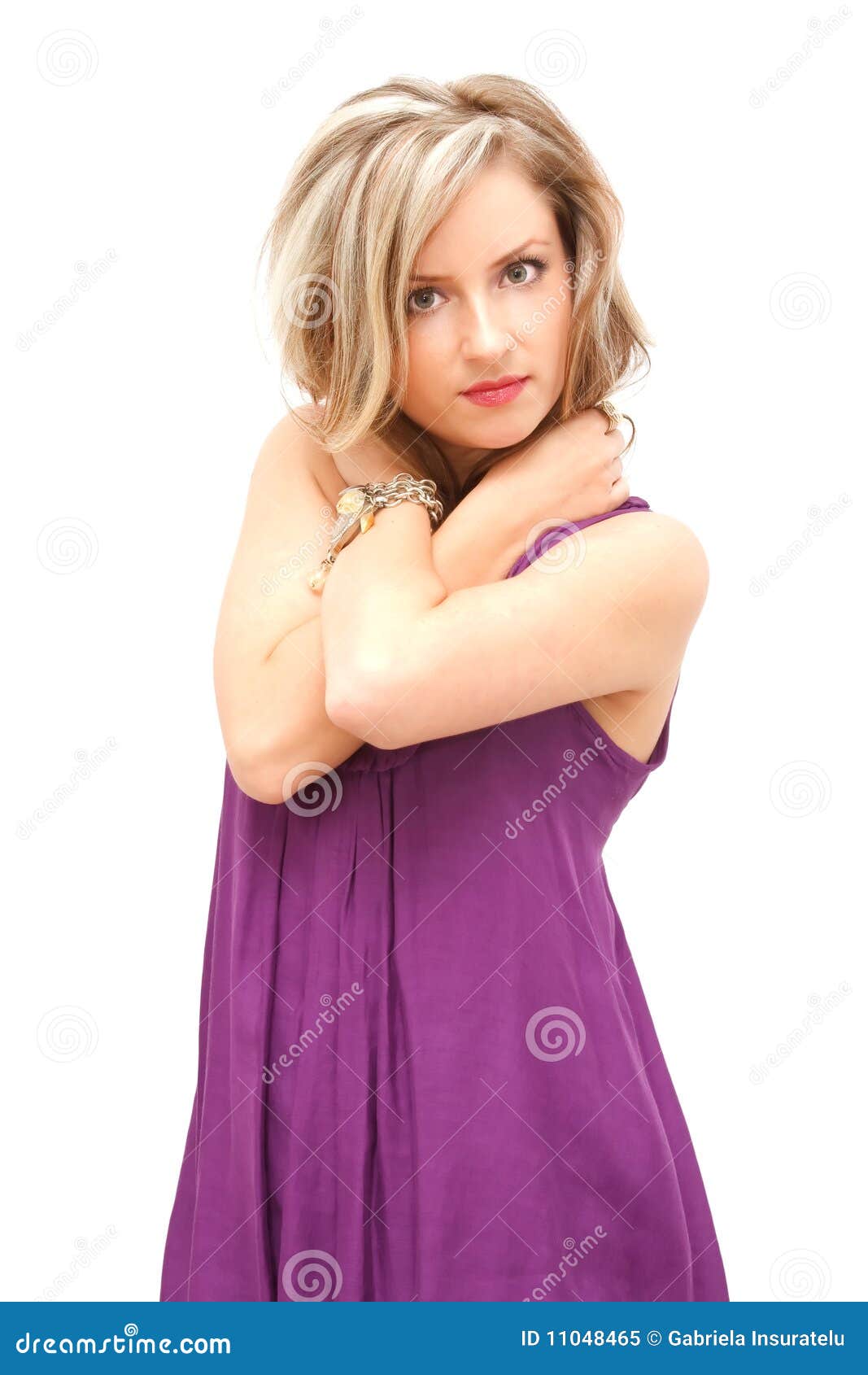 Beautiful Woman Stock Image Image Of Pose Lady Blonde 11048465