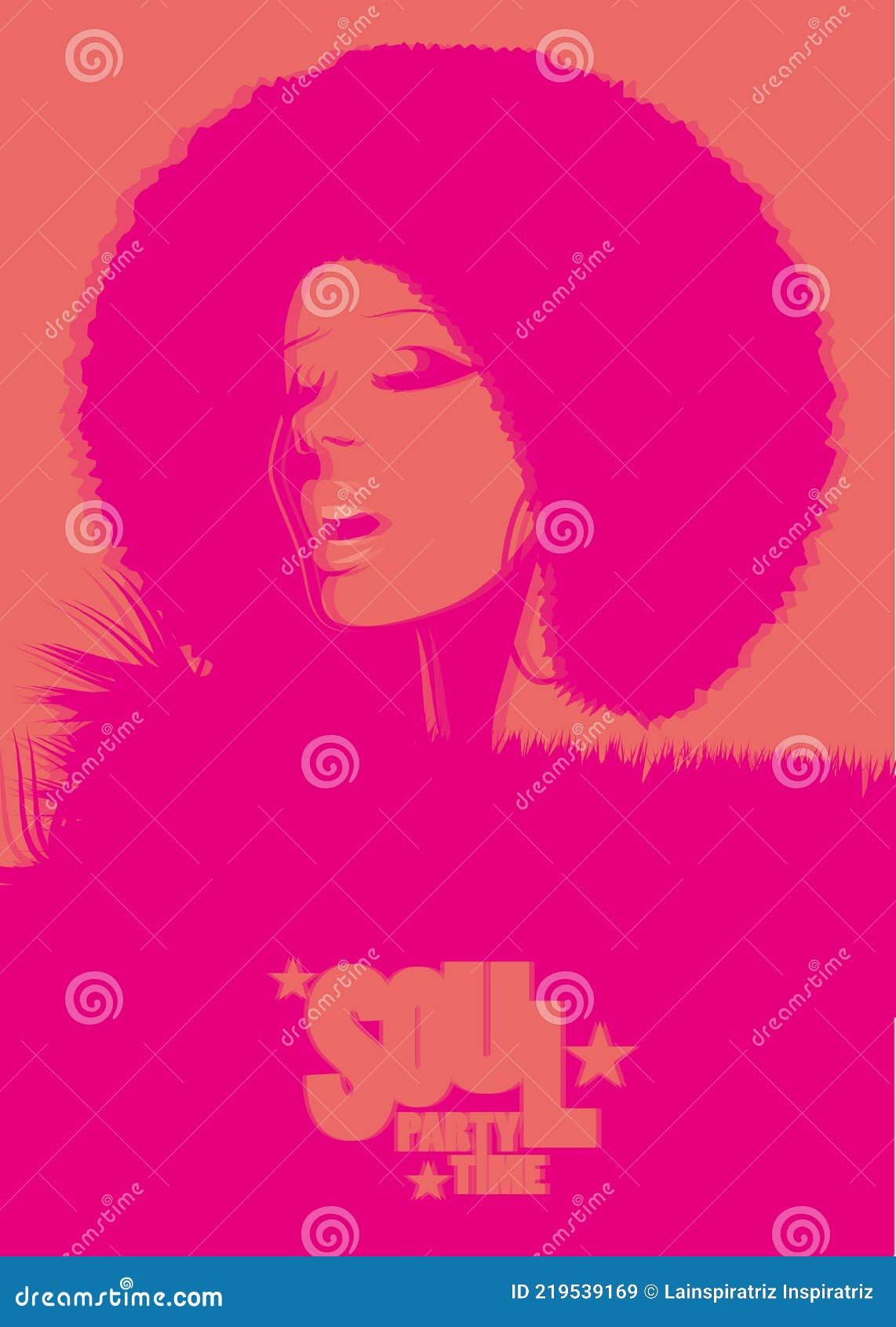 Disco Soul 70s Funk Afro Black Women Disco Party' Sticker