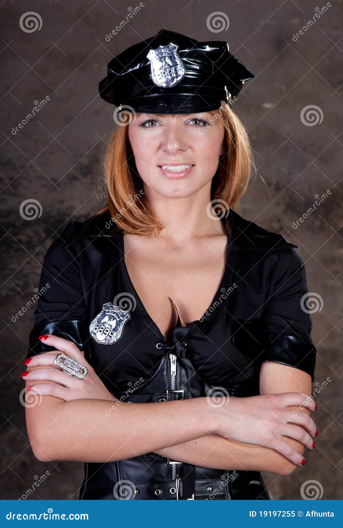 Beautiful Woman Comic Police Royalty Free Stock Photo - Image: 19197255