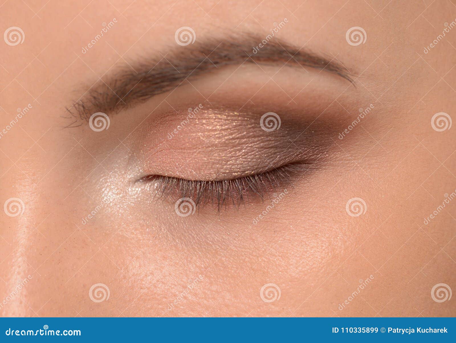 Beautiful Woman Eye with Makeup Stock Image Image of girl, beauty
