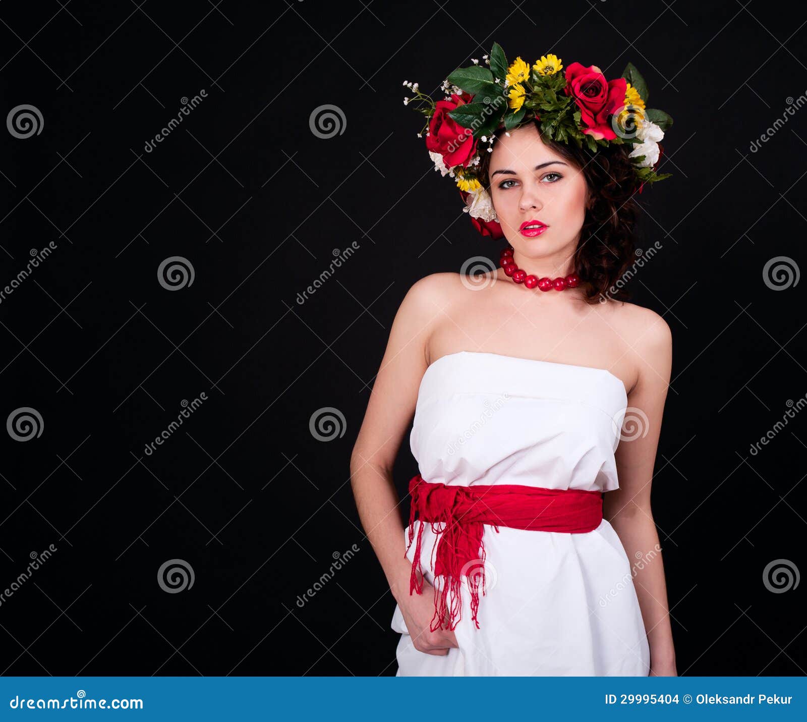 Wildflower Wreath Sash