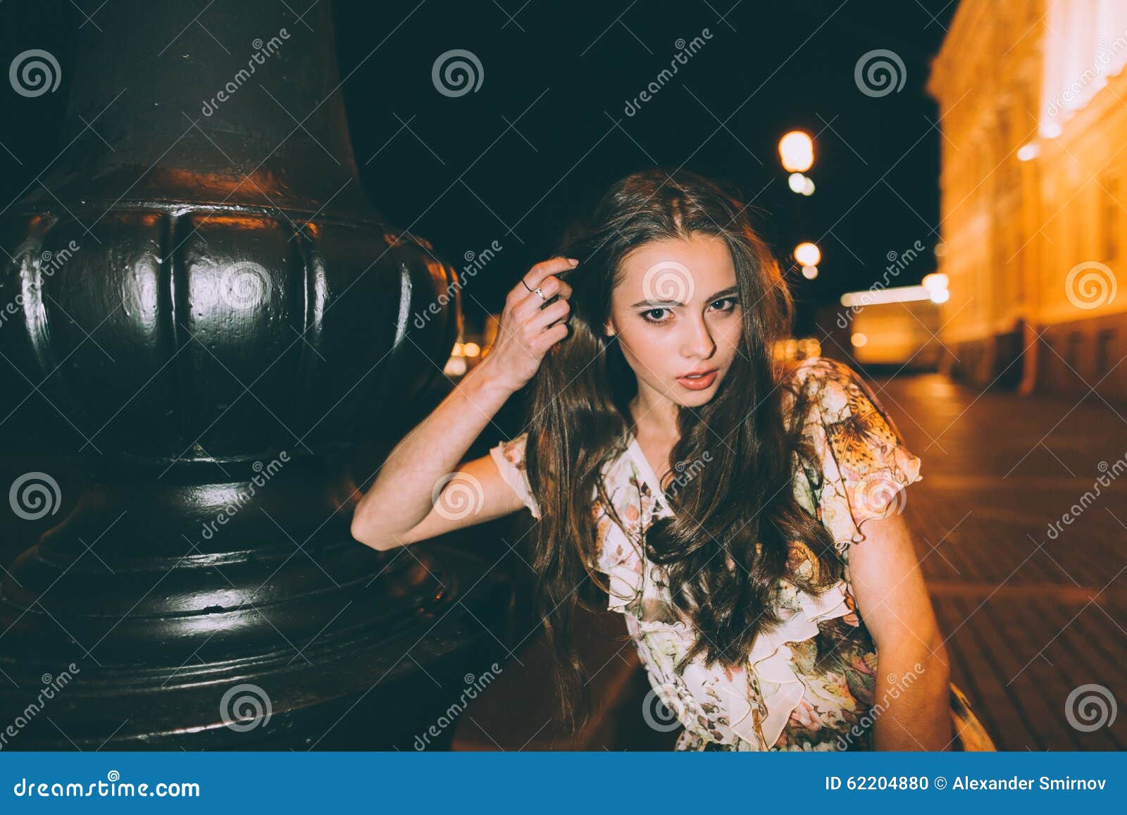 Beautiful Woman in Gorgeous Dress Stock Photo - Image of dress ...