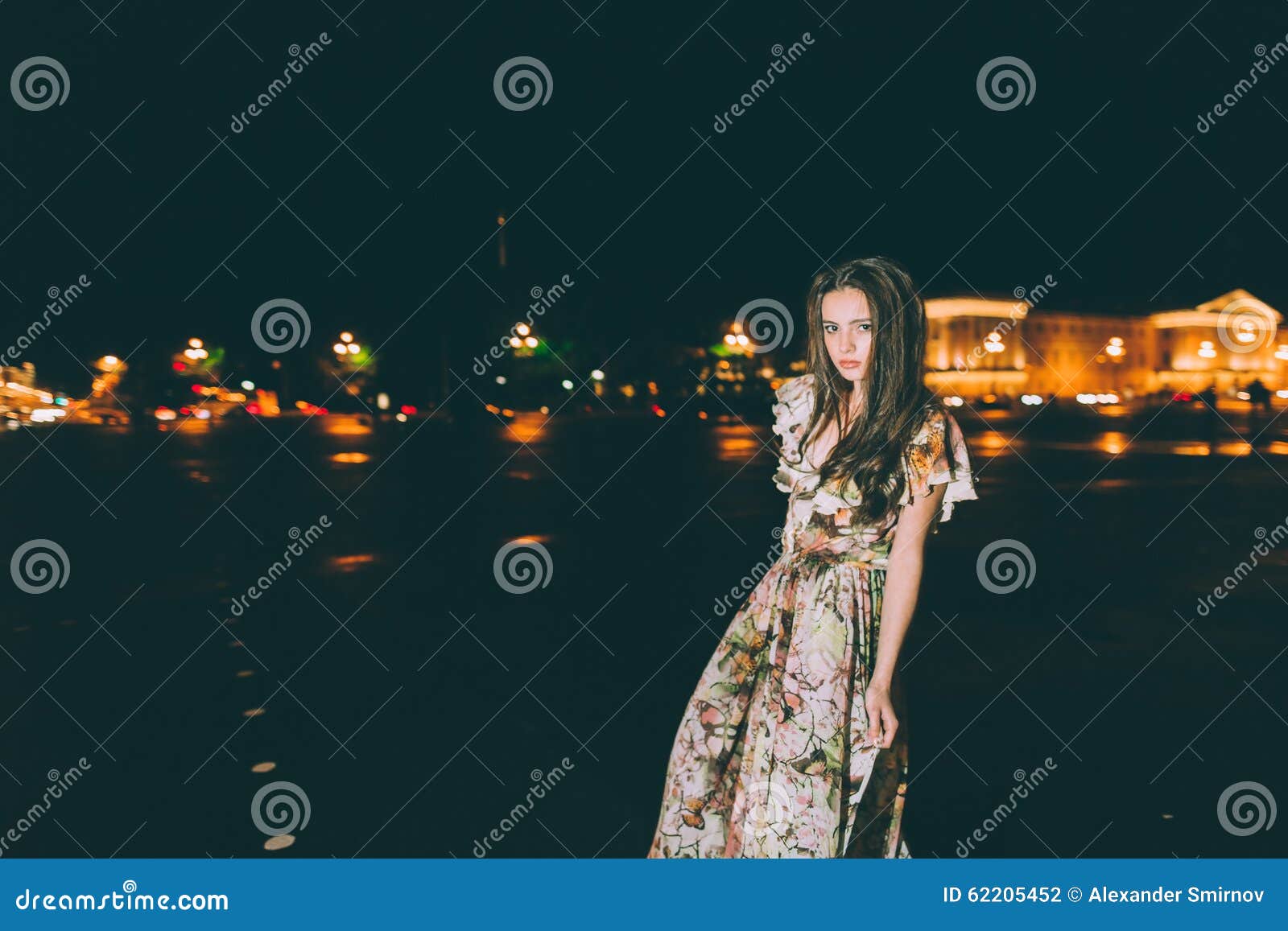 Beautiful Woman in Gorgeous Dress Stock Photo - Image of clothes ...