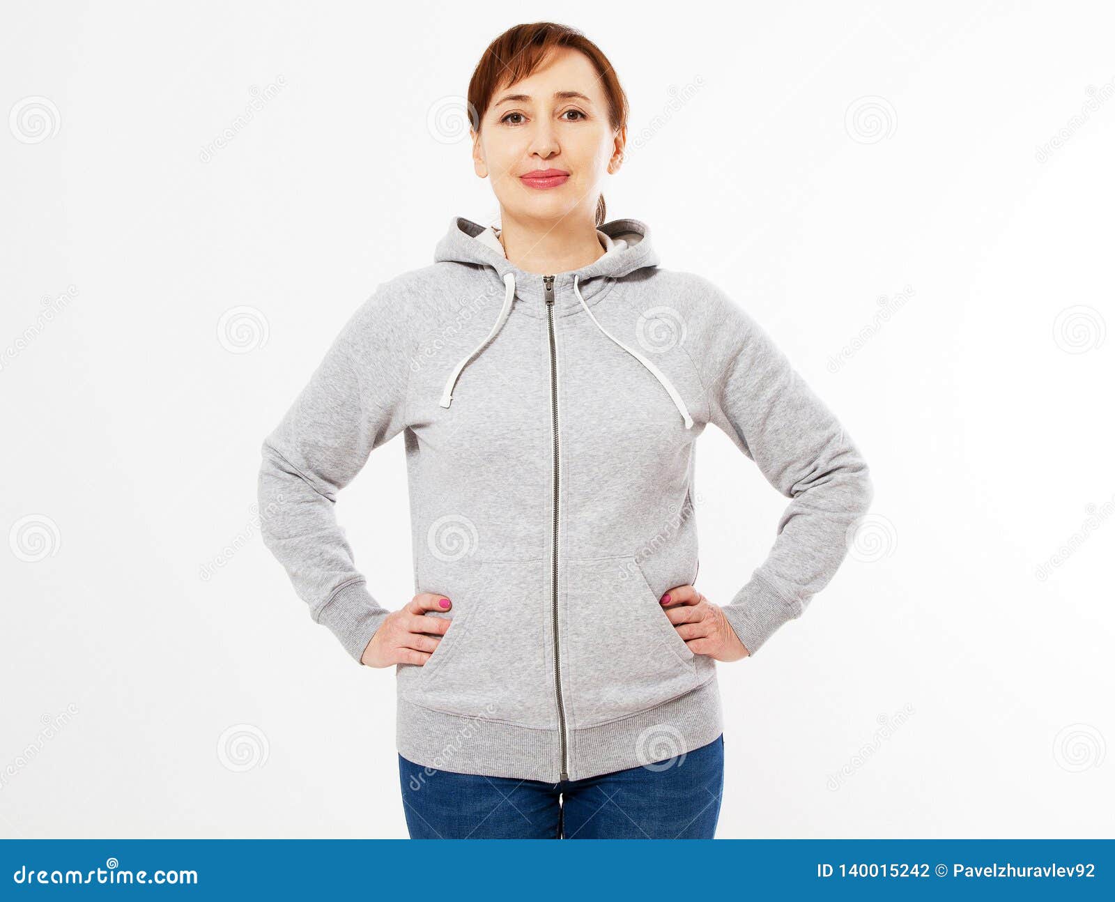 Download Beautiful Women Gray Pullover Hoodie Mockup, Woman In Gray ...