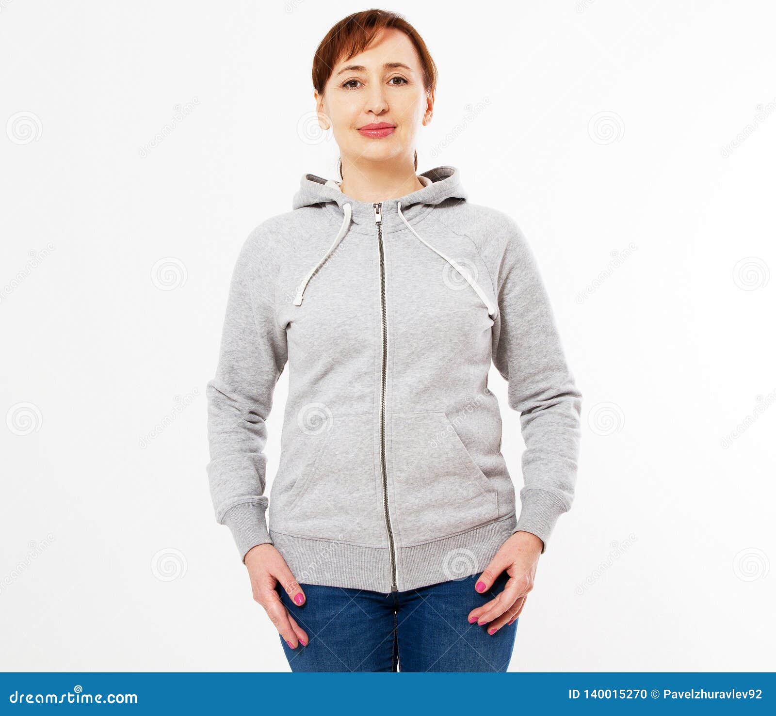 Download Beautiful Women Gray Pullover Hoodie Mockup, Woman In Gray ...