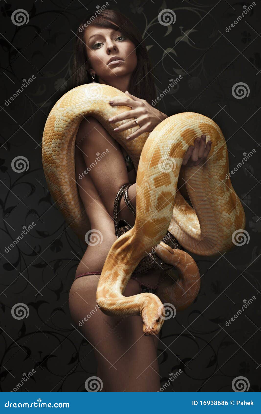 https://thumbs.dreamstime.com/z/beautiful-woman-holding-python-16938686.jpg