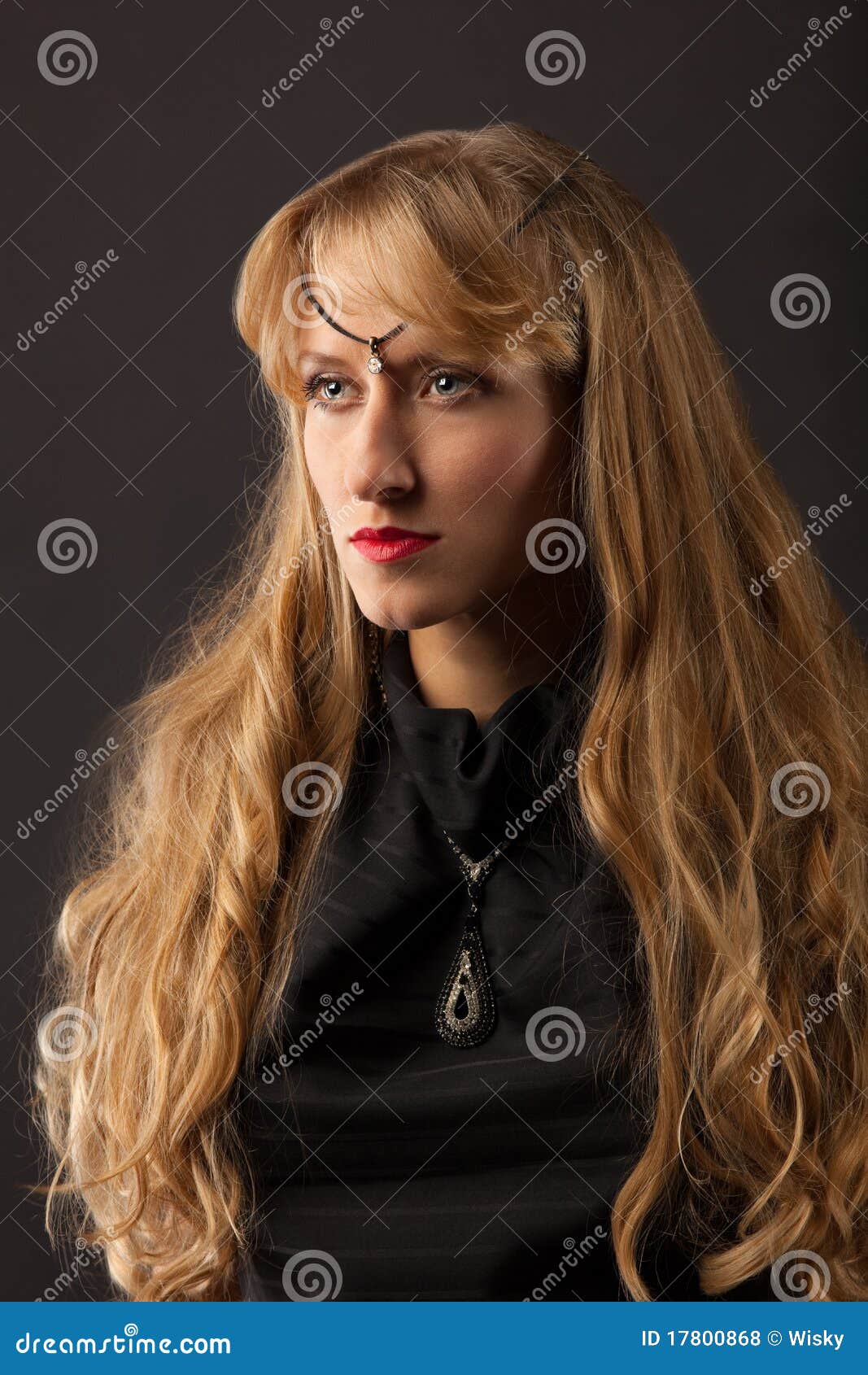 Beautiful Woman With Long Blonde Hair Royalty Free Stock Beautiful Woman With Long Blonde Hair Royalty Free Stock