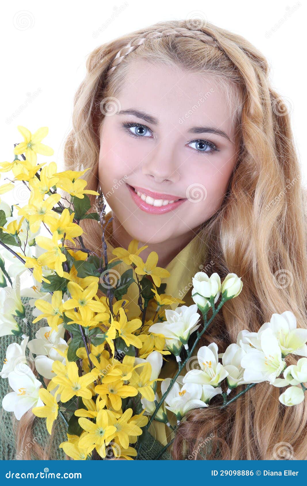Beautiful Woman with Long Hair Stock Photo - Image of makeup, fashion