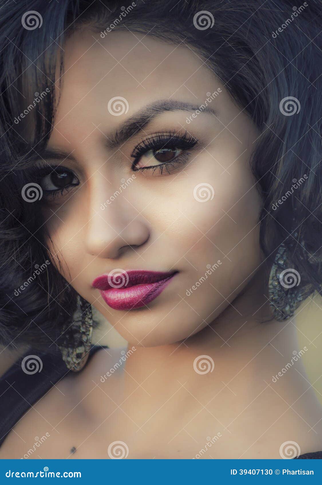 Beautiful Woman Mixed Ethnicity Stock Photo Image of female, glamour