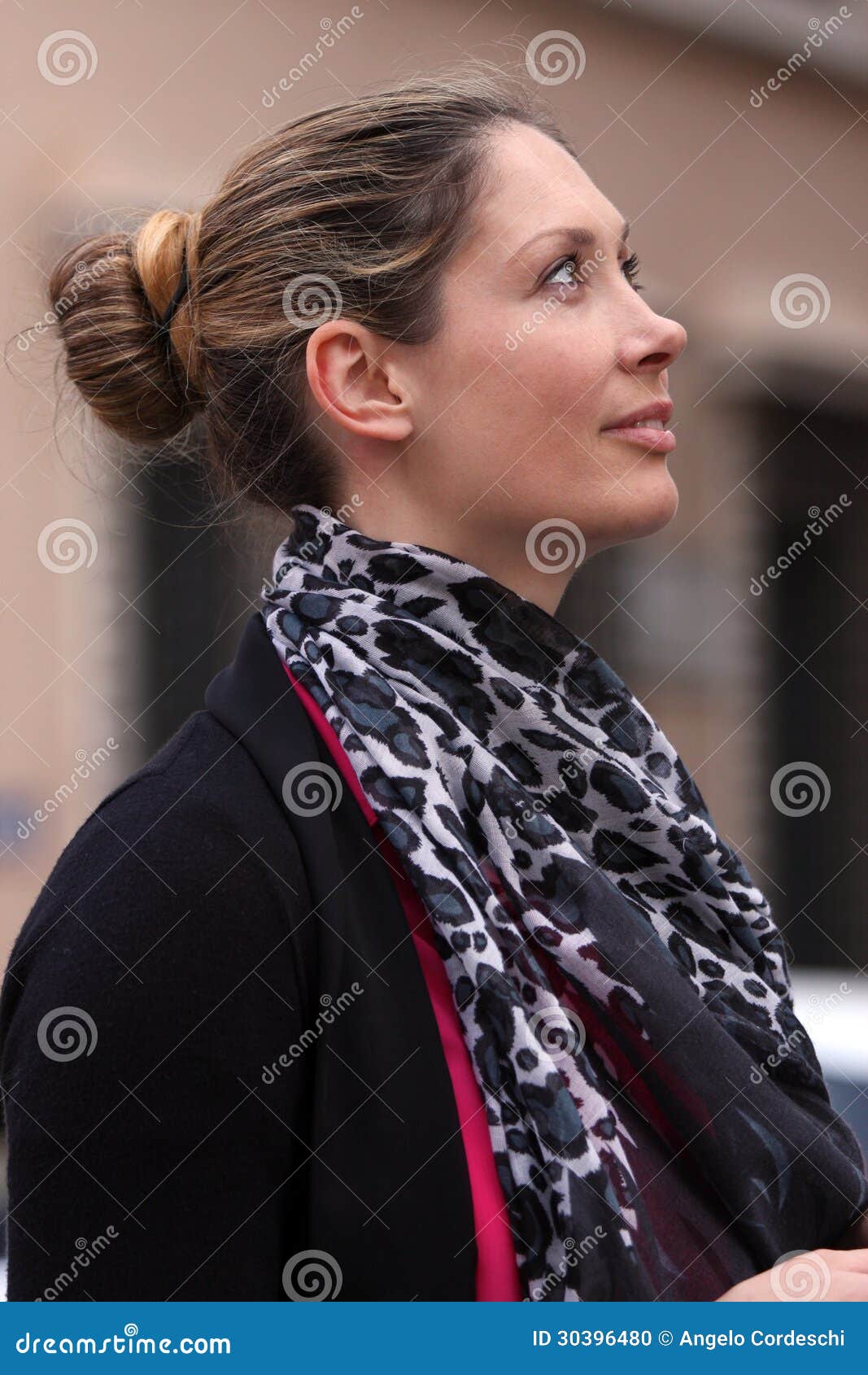 Beautiful Woman Profile Pride Stock Photo - Image: 30396480