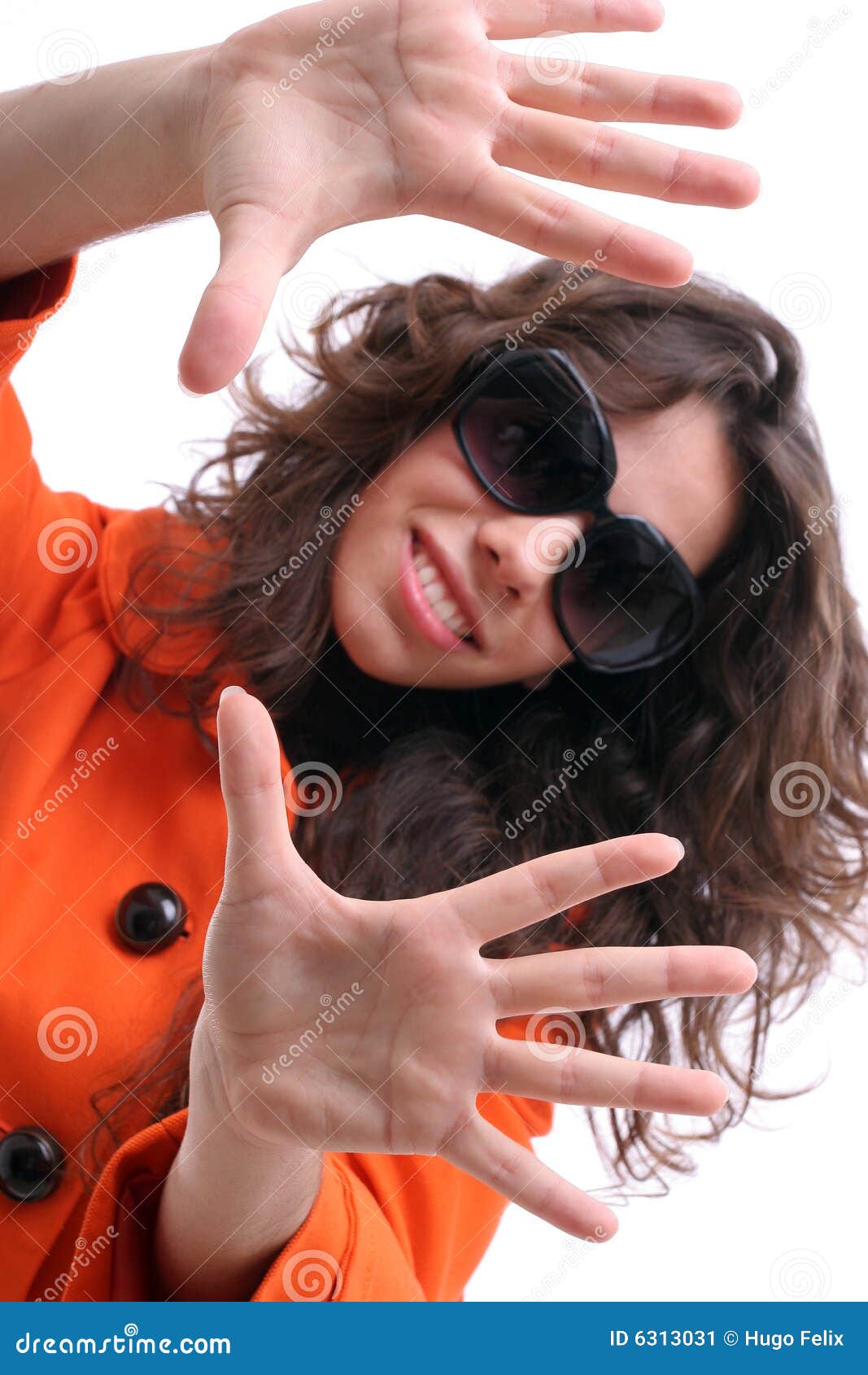 Beautiful Woman With Sunglasses Stock Image Image Of Adult Isolated 