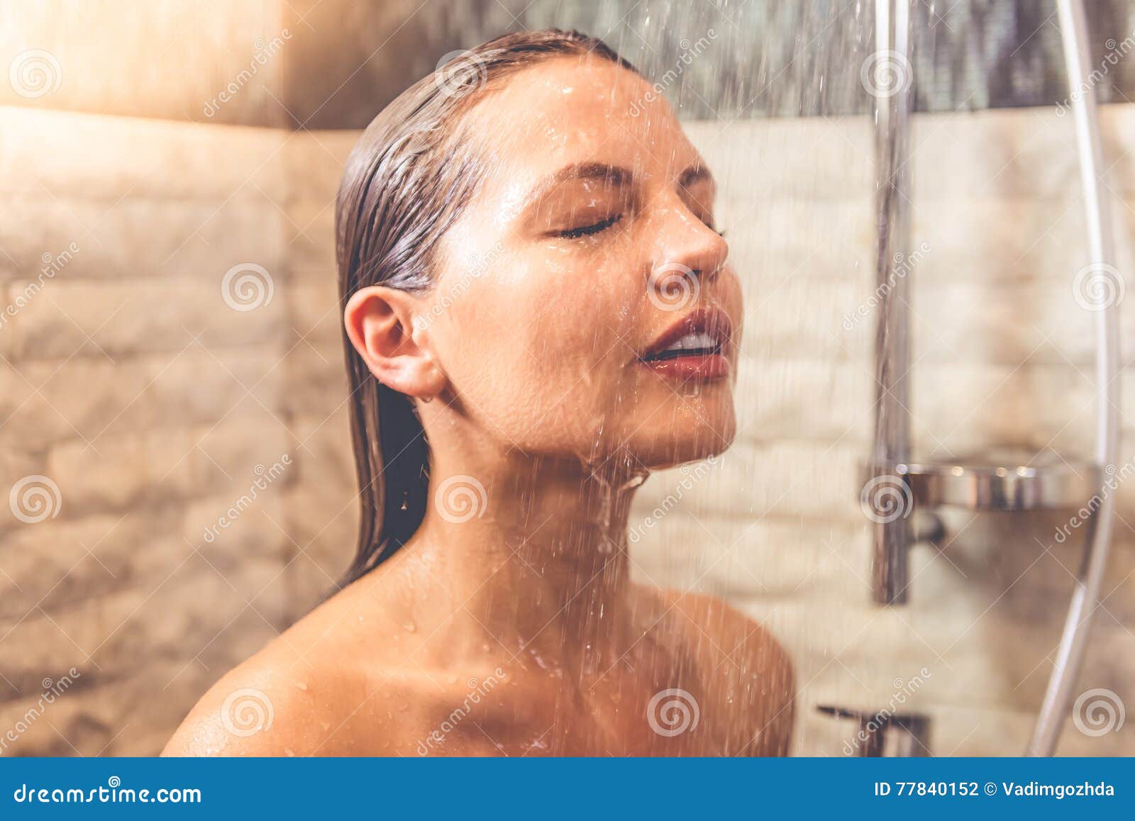 Naked Women Taking Showers