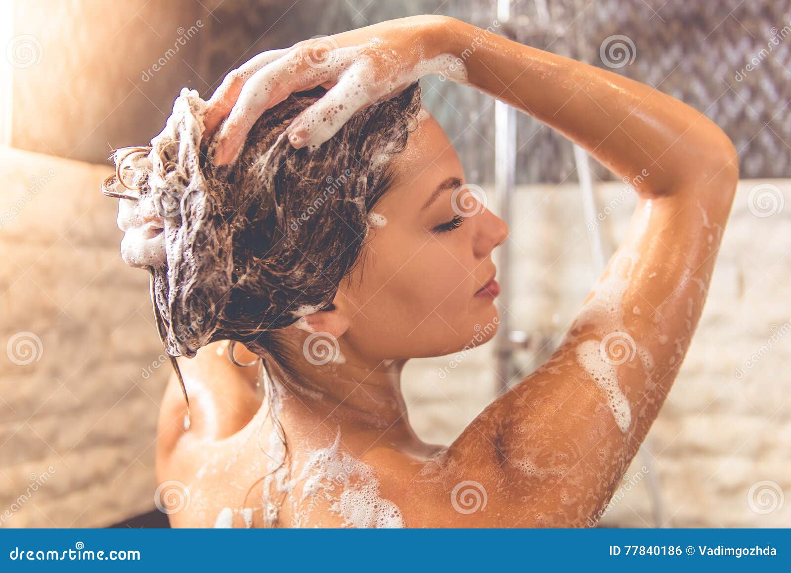 Hot Naked Women In The Shower