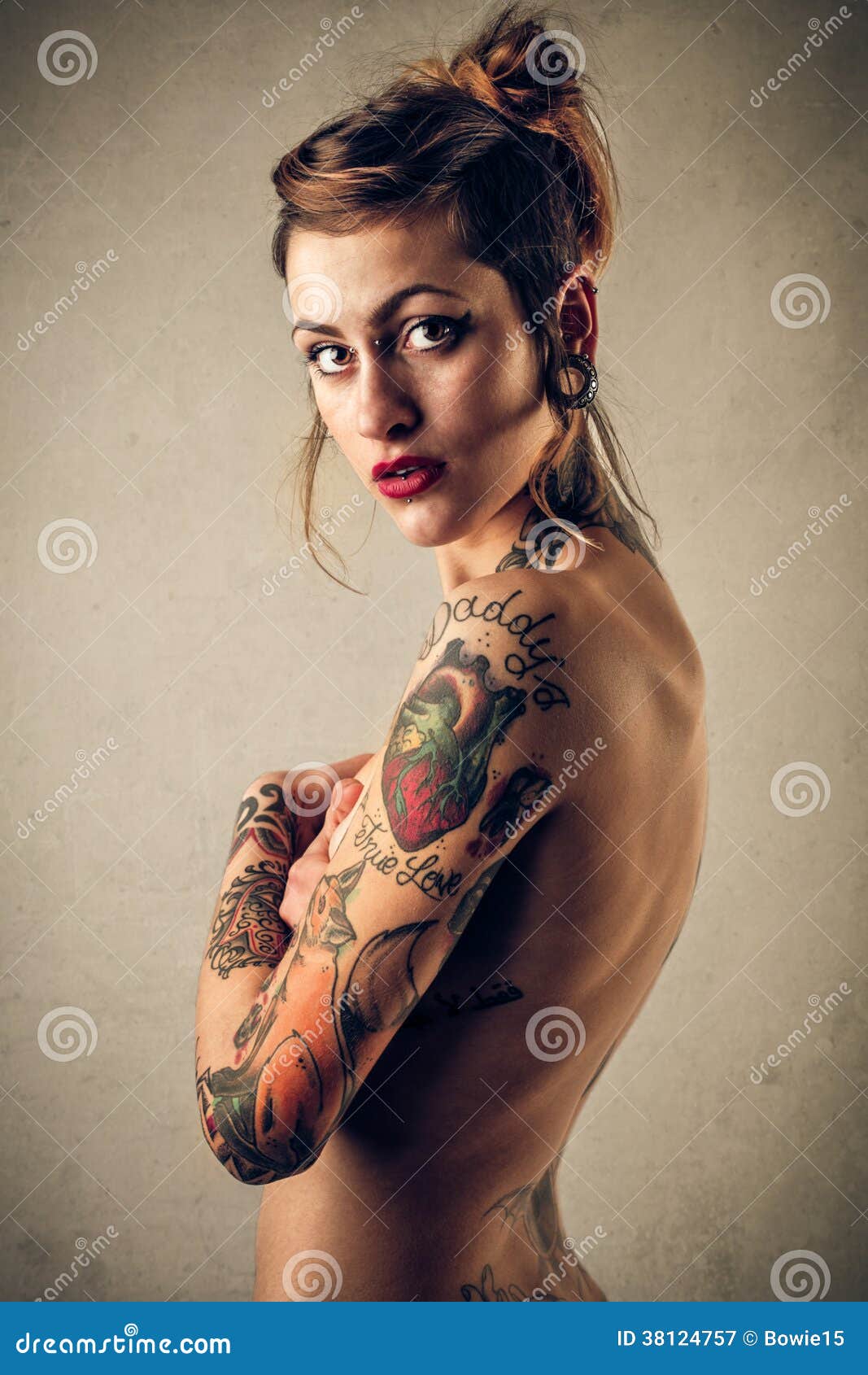 Naked Women With Lots Of Tattoos